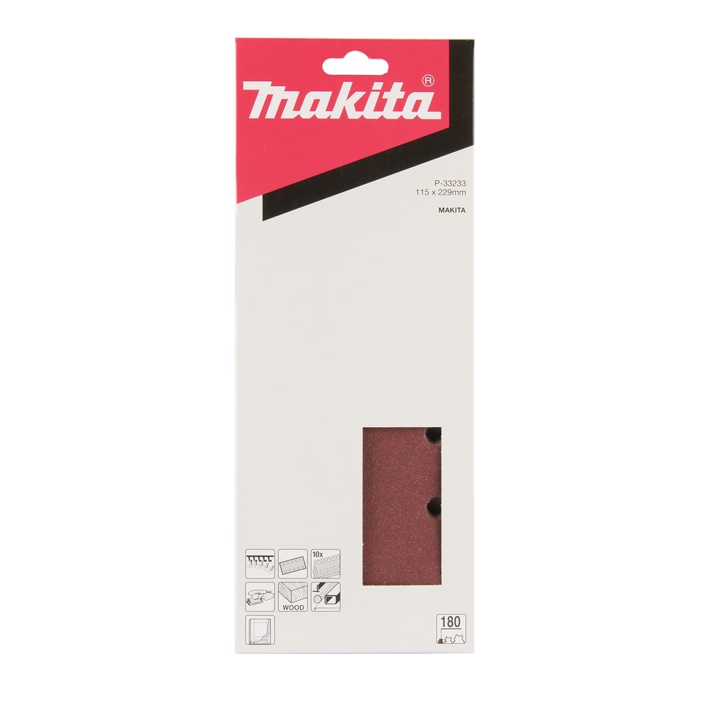 Makita Schleifpapier 115 x 229 mm, K180, 10 Stk. #P-33233