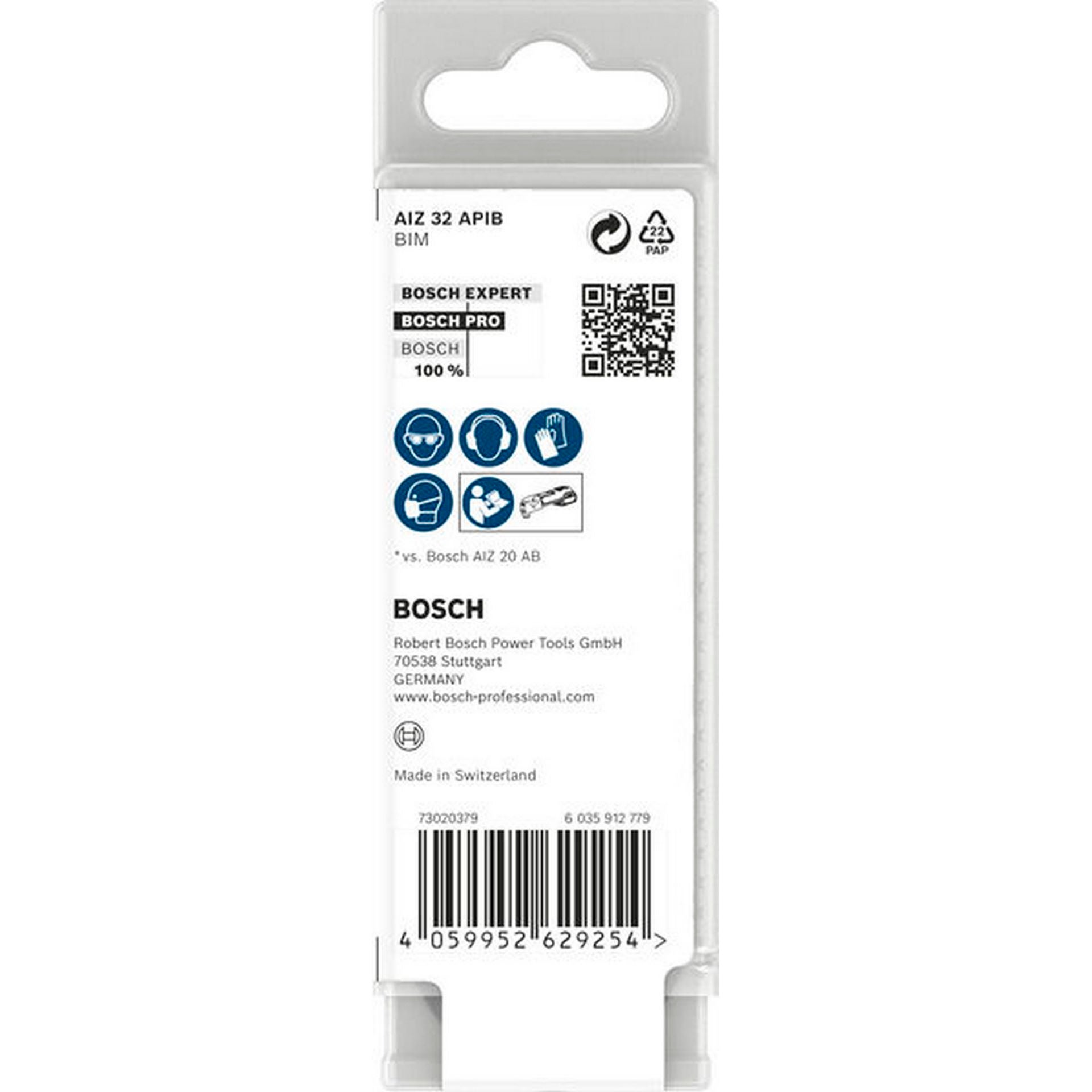Bosch PRO AIZ 32 APIB Blatt für Multifunktionswerkzeuge, 32 x 50 mm, 10-tlg. #2608669068