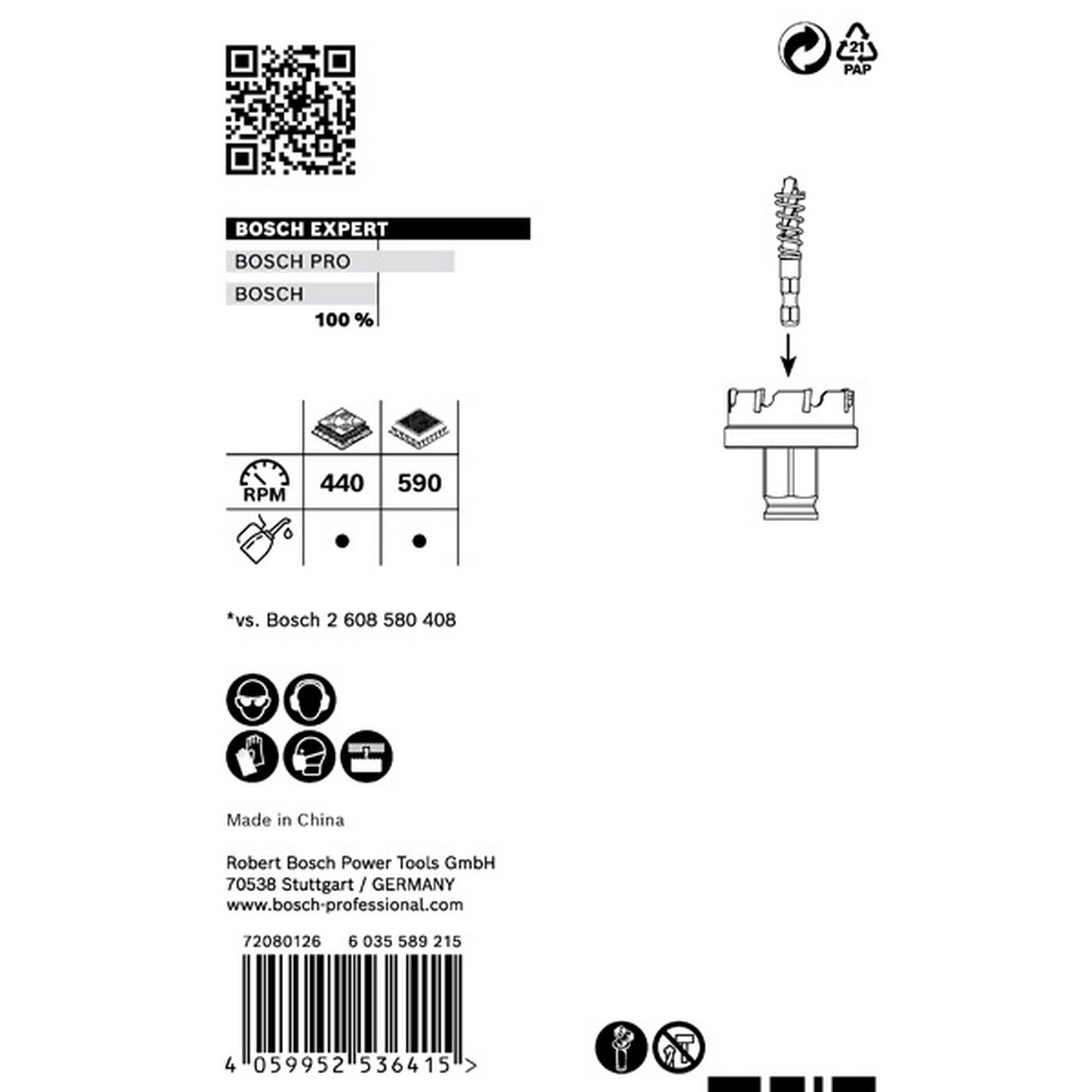 Bosch EXPERT Sheet Metal Lochsäge 27x5 mm #2608900495