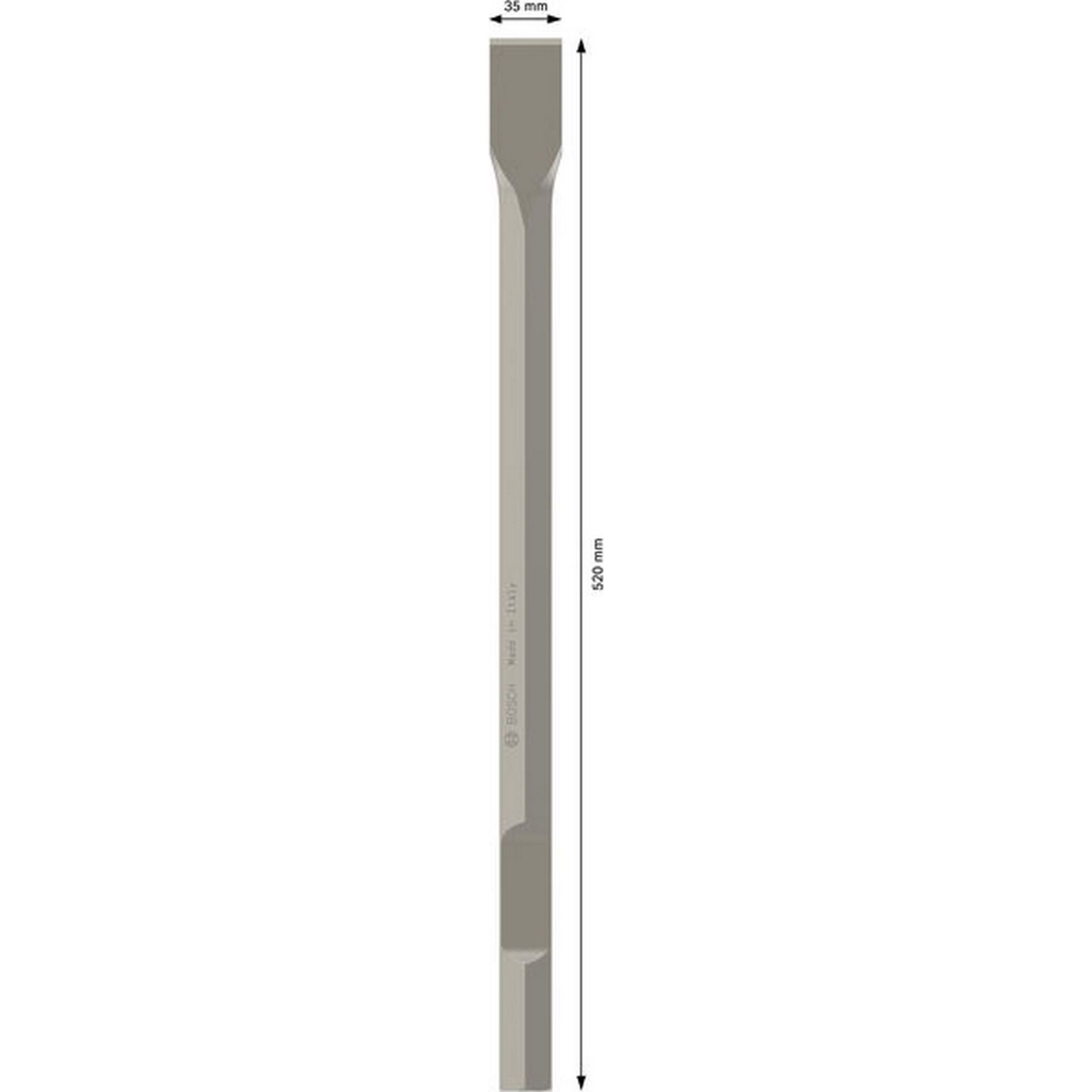 Bosch PRO HEX 28-4C Flachmeißel, 35 x 520 mm #1618600206