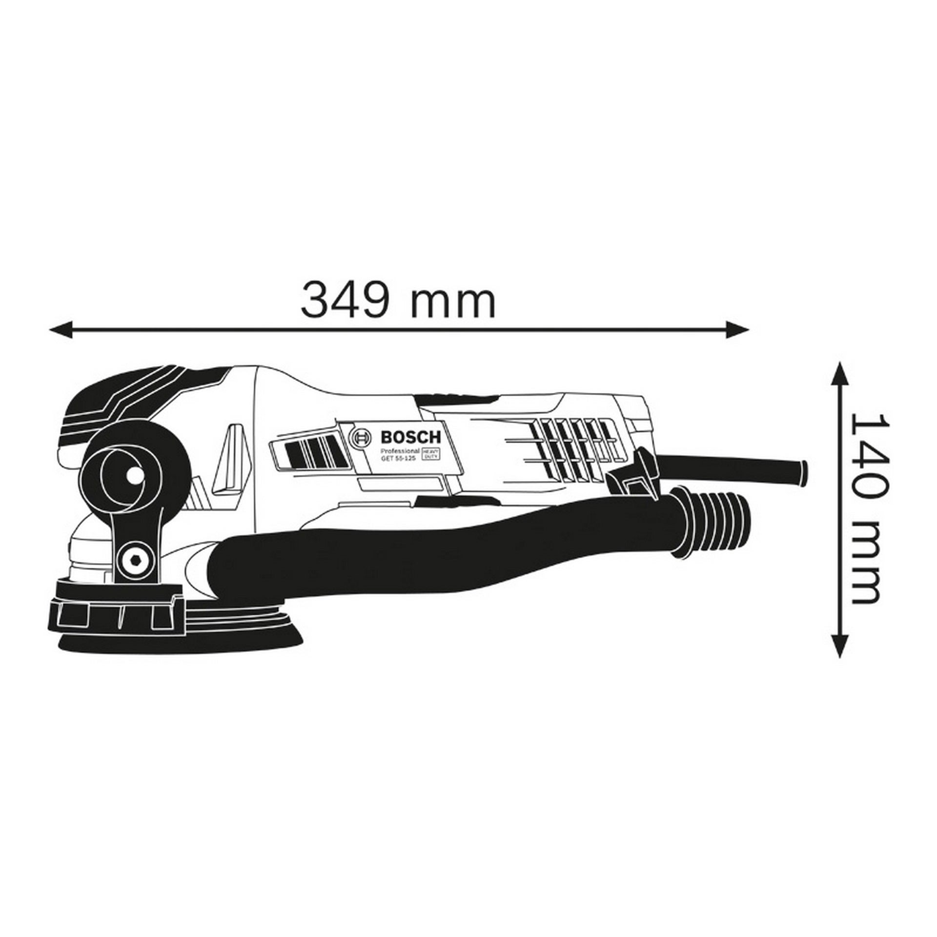 Bosch Exzenterschleifer GET 55-125 #0601257000
