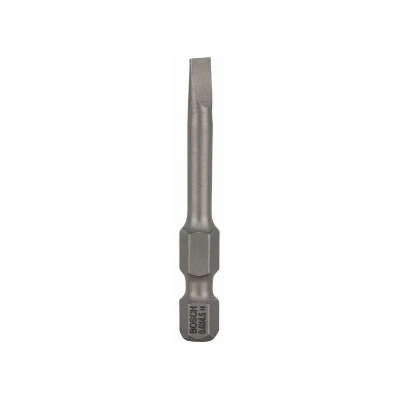 Bosch Schrauberbit Extra-Hart S 0,6 x 4,5, 49 mm, 3er-Pack #2607001477