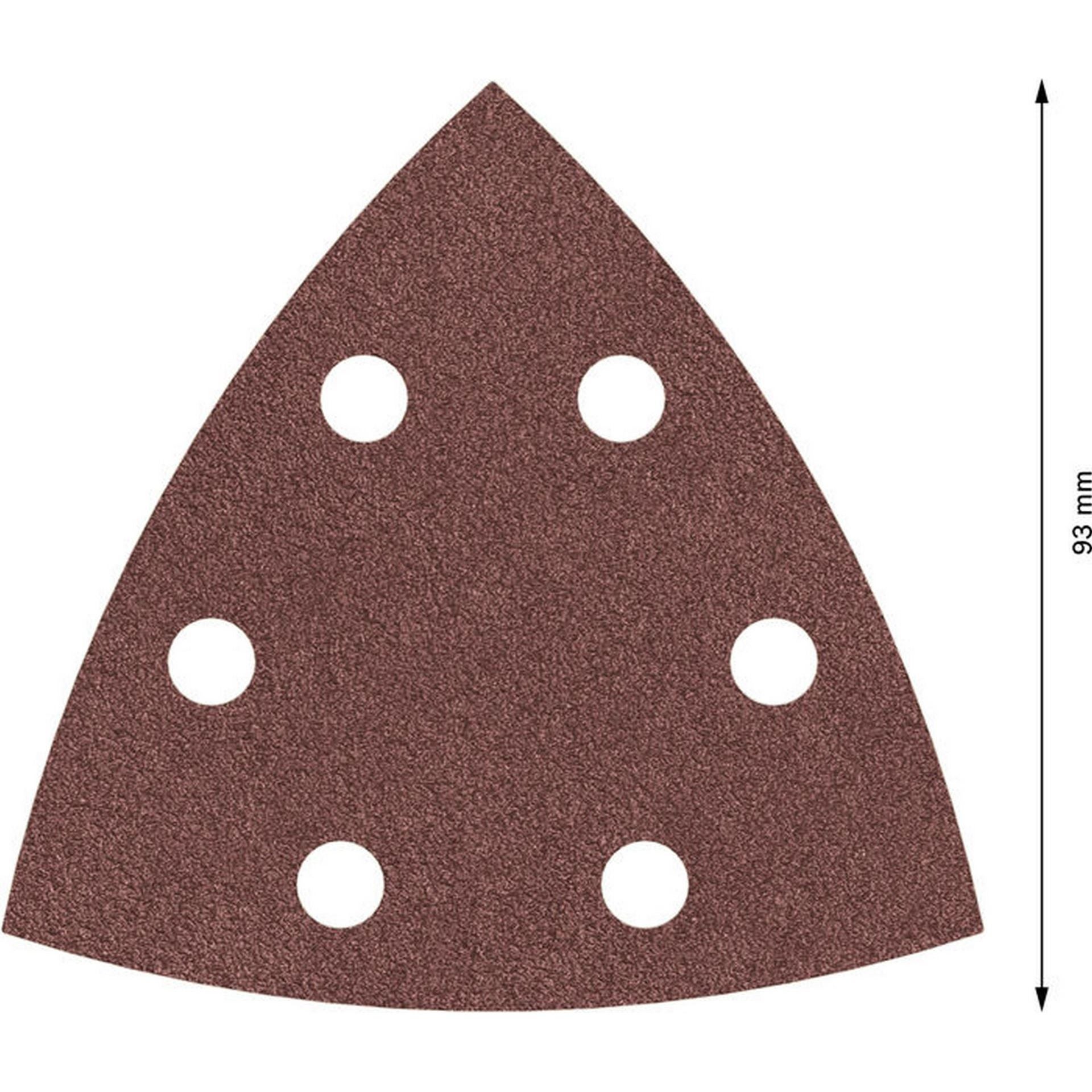 Bosch PRO F460 Schleifblatt, 93 x 93 mm; G60, 5-tlg. #2608621685