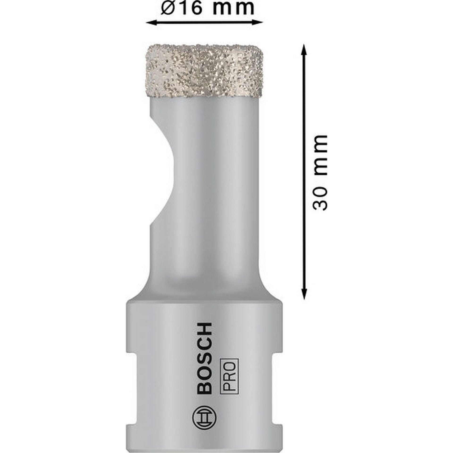 Bosch PRO Ceramic Trockenbohrkrone, 16 x 30 x14 mm #2608587114