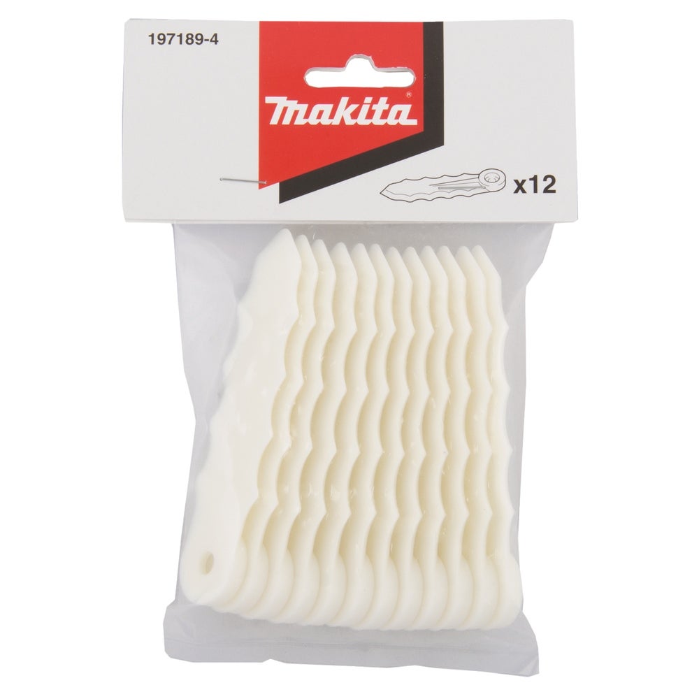 Makita Kunststoff-Ersatzmesser, 12 Stk. #197189-4