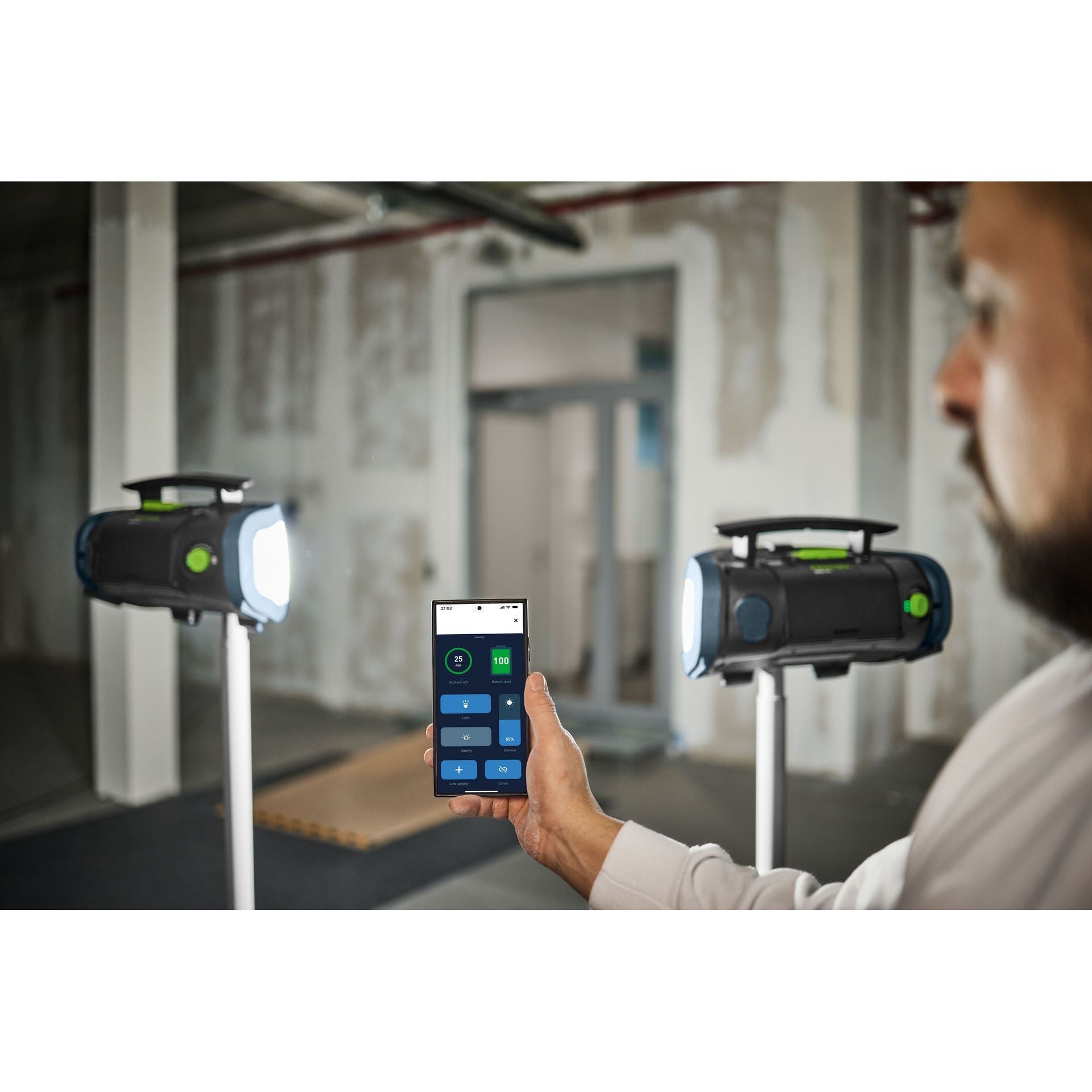 Festool Hybrid-Baustrahler SYSLITE DUO-H I-Basic-Set #578963