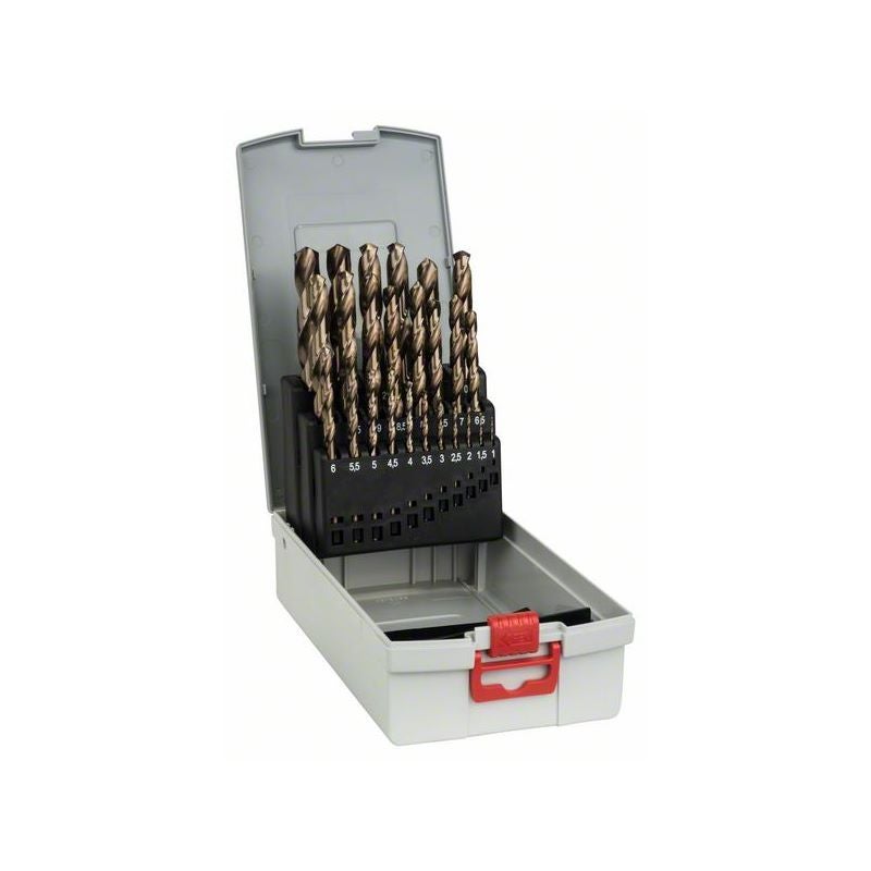 Bosch PRO Stainless Steel HSS-Co Spiralbohrer-Set, 25-tlg. #2608587018