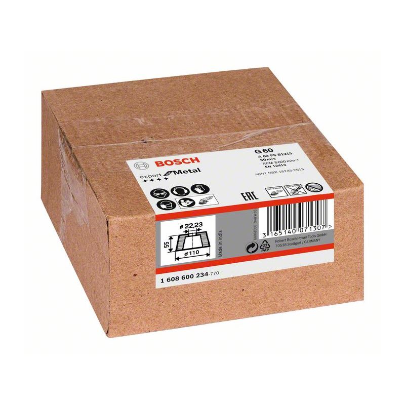 Bosch PRO Metal Konischer Schleiftopf, 90 x 110 x 55 mm, K60 #1608600234