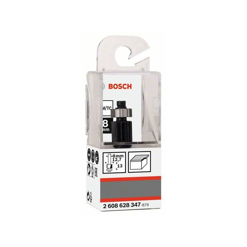 Bosch PRO Bündigfräser mit unterem Kugellager, D 12,7 mm, L 13 mm, S 8 mm #2608628347