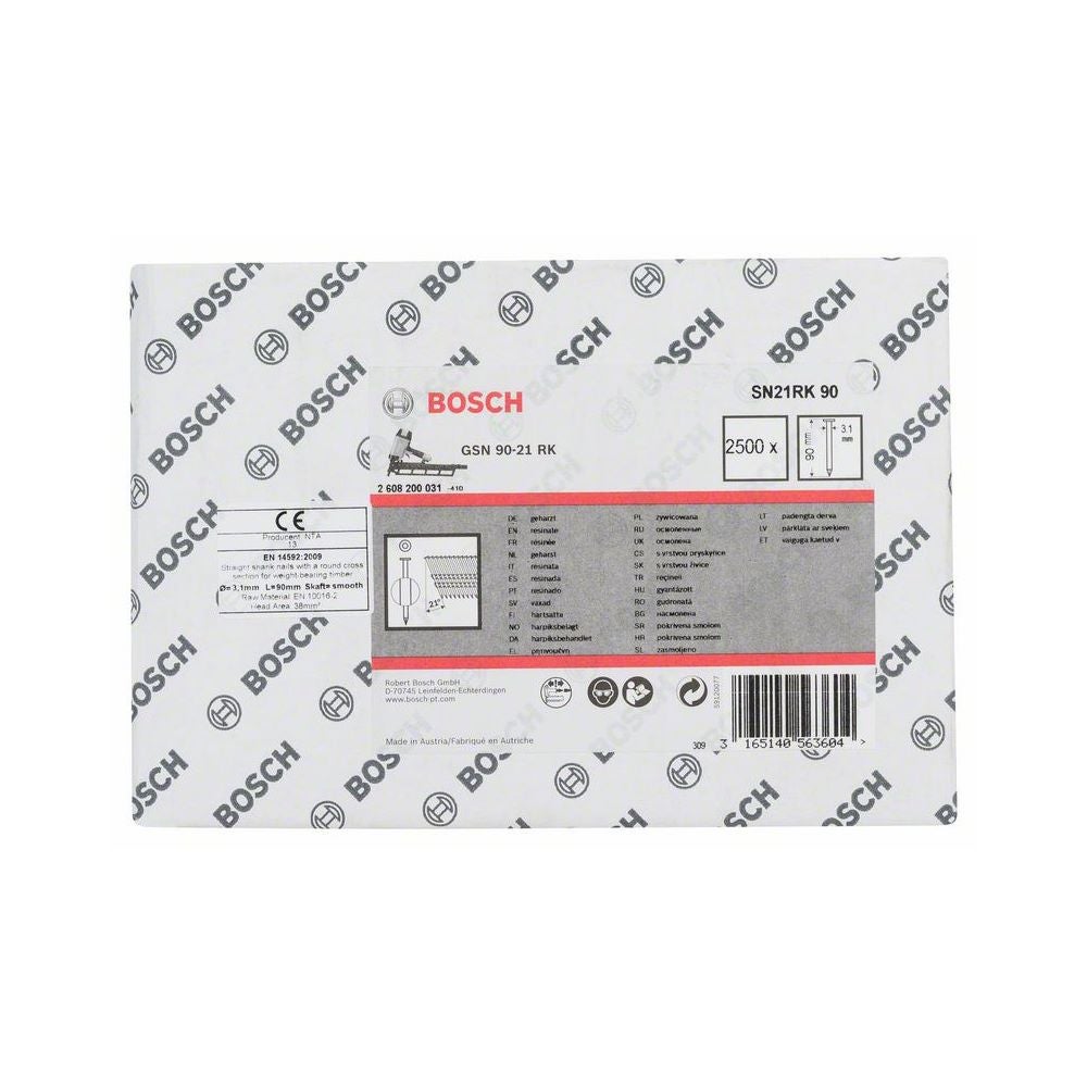 Bosch PRO SN21FH, Streifennagel, 21° Vollkopf, 90 #2608200031