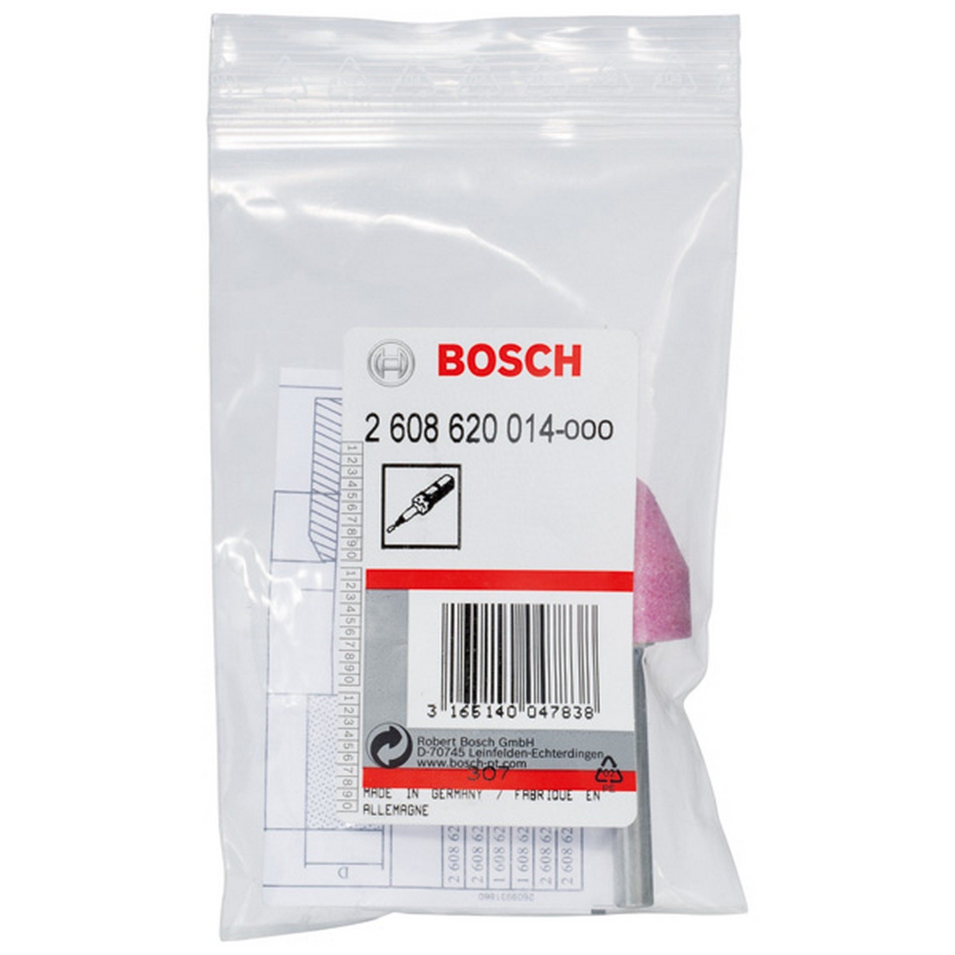 Bosch PRO Steel Schleifstiftset, 20 x 25 mm, G60, konisch #2608620014