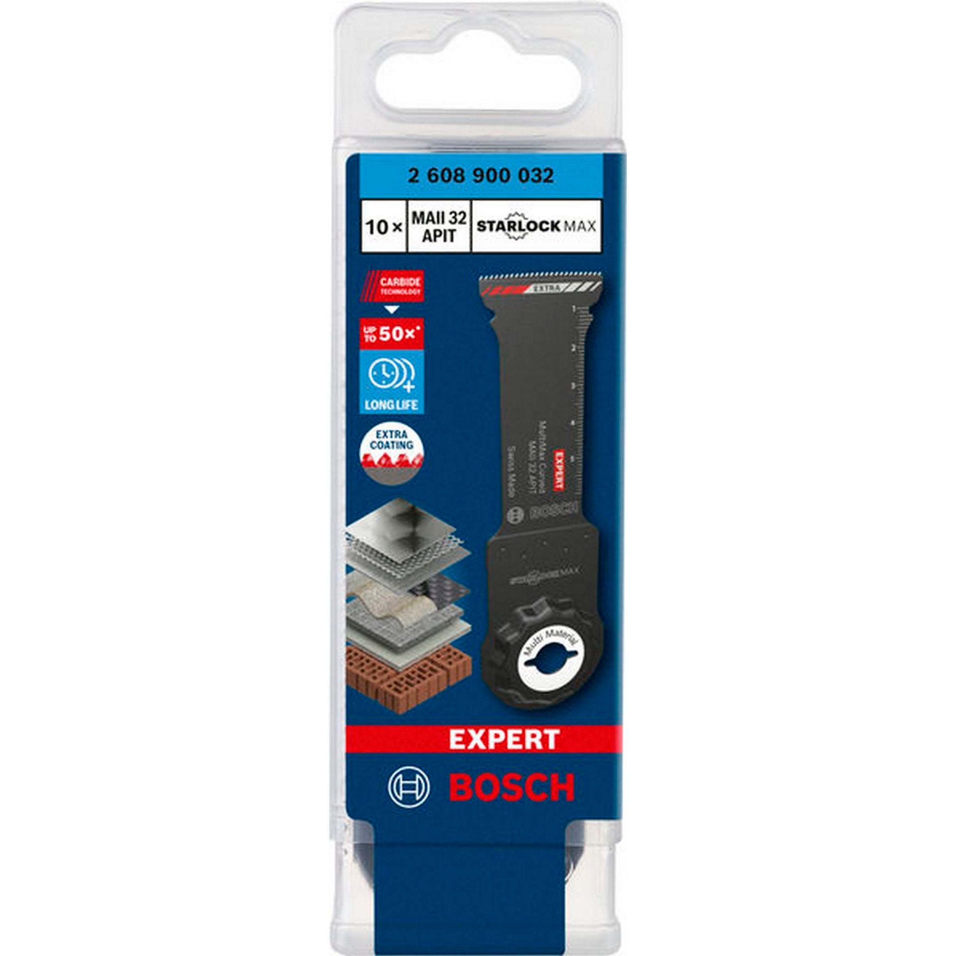 Bosch EXPERT MultiMax MAII 32 APIT Tauchsägeblatt, 32 mm, 10-tlg. #2608900032