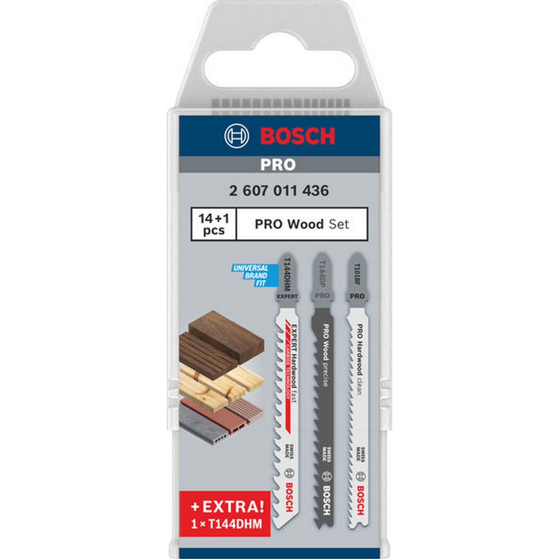 Bosch PRO Wood Set, 15-tlg. #2607011436
