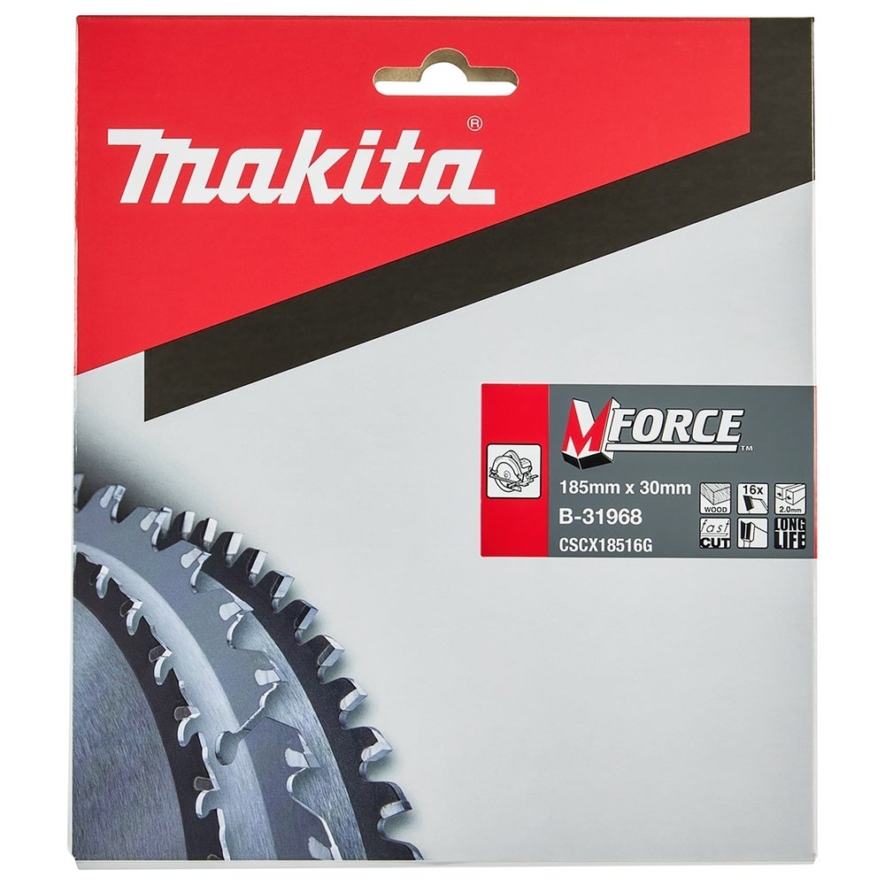 Makita M-FORCE Sägeb. 185x30x16Z #B-31968