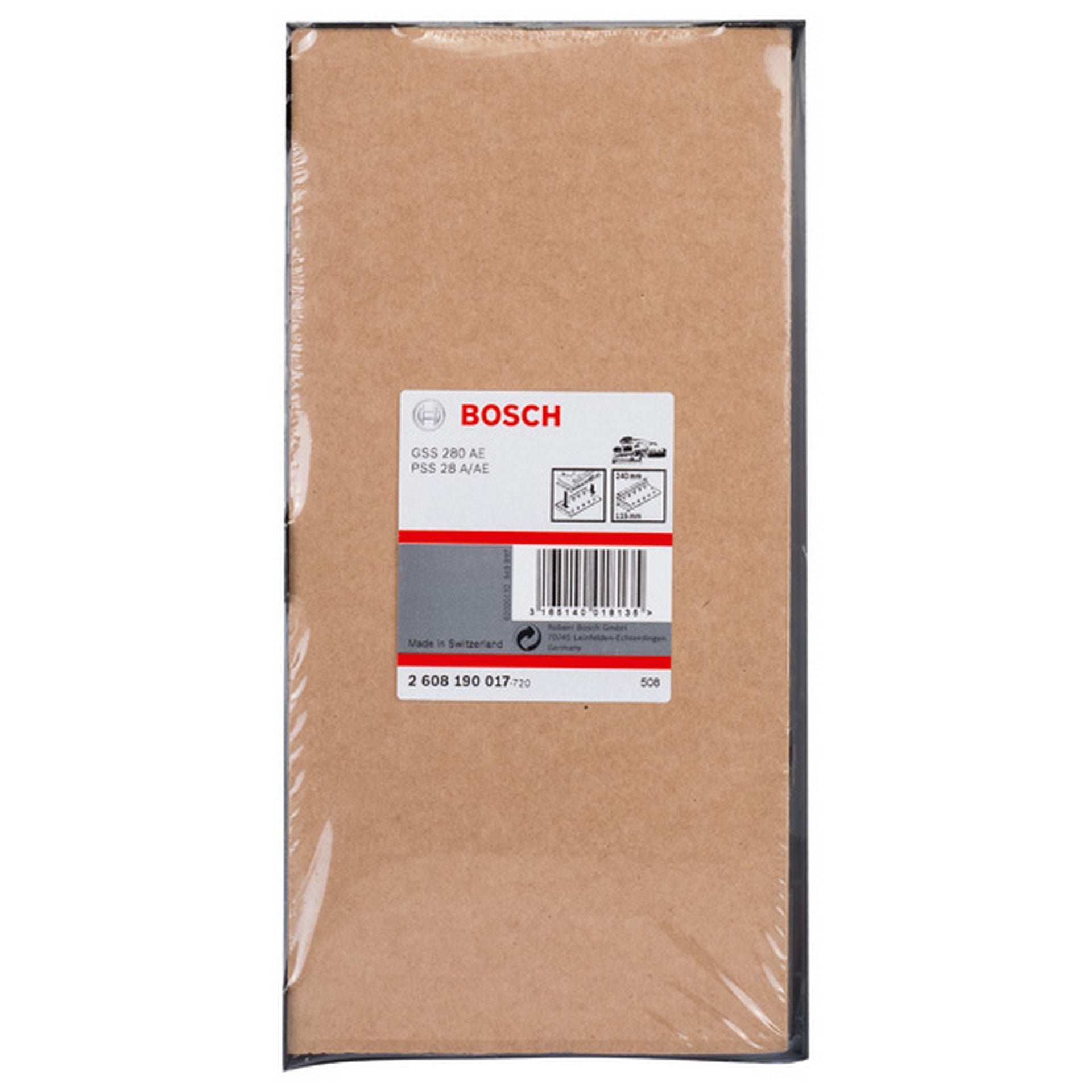 Bosch Lochwerkzeug, für Schwingschleifer, 115 x 280 mm, Lochung 14 #2608190017