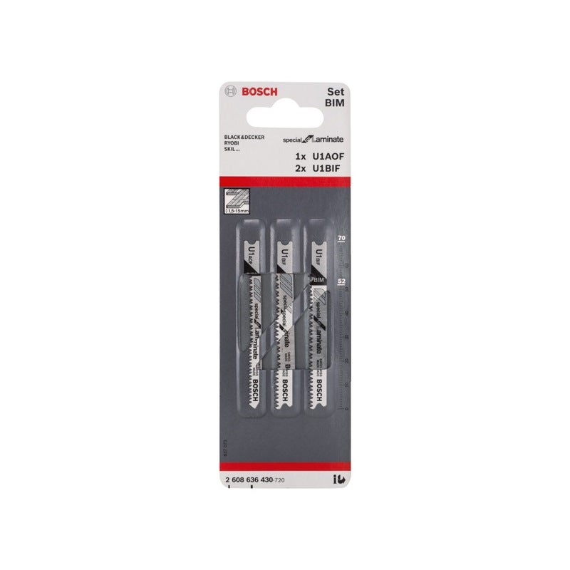 Bosch PRO Laminate Set, U-Schaft, 3-tlg. #2608636430