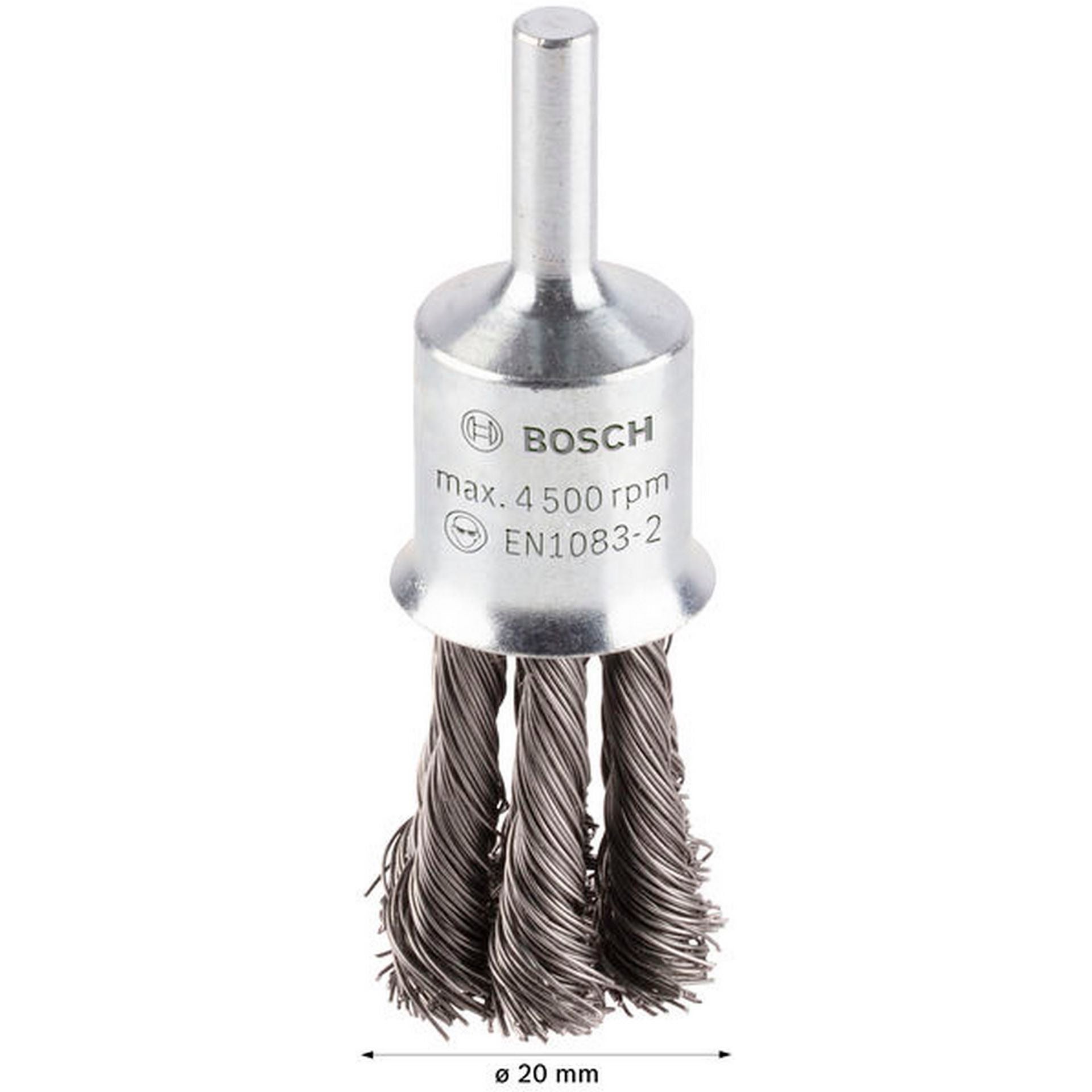 Bosch PRO Metal heavy Pinselbürste, gerader Schaft, 19 x 0,35 mm #2608622116