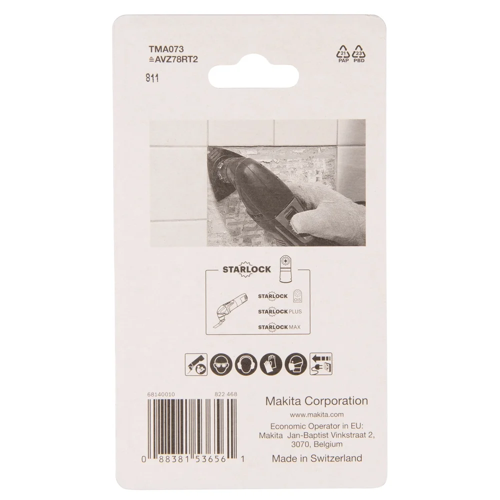 Makita Schleifplatte HM/RIFF, 85 mm, K20, TMA073 #B-65062