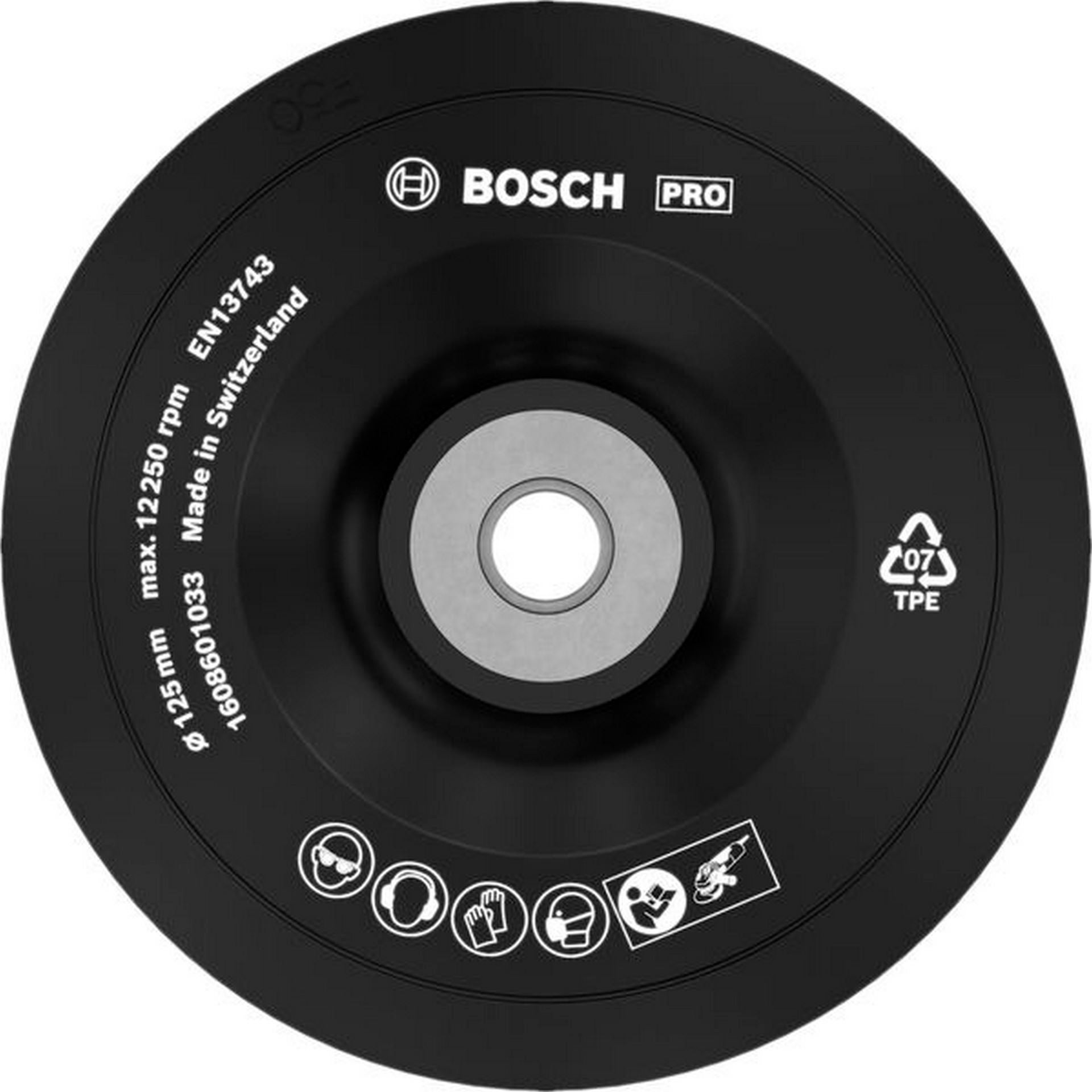 Bosch PRO Stützteller weich, 125 mm, M14 #1608601033