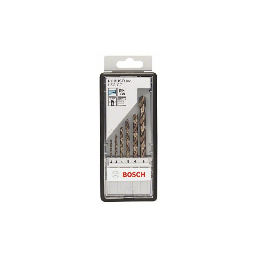 Bosch PRO Stainless Steel HSS-Co Spiralbohrer-Set, 6-tlg. #2607019924