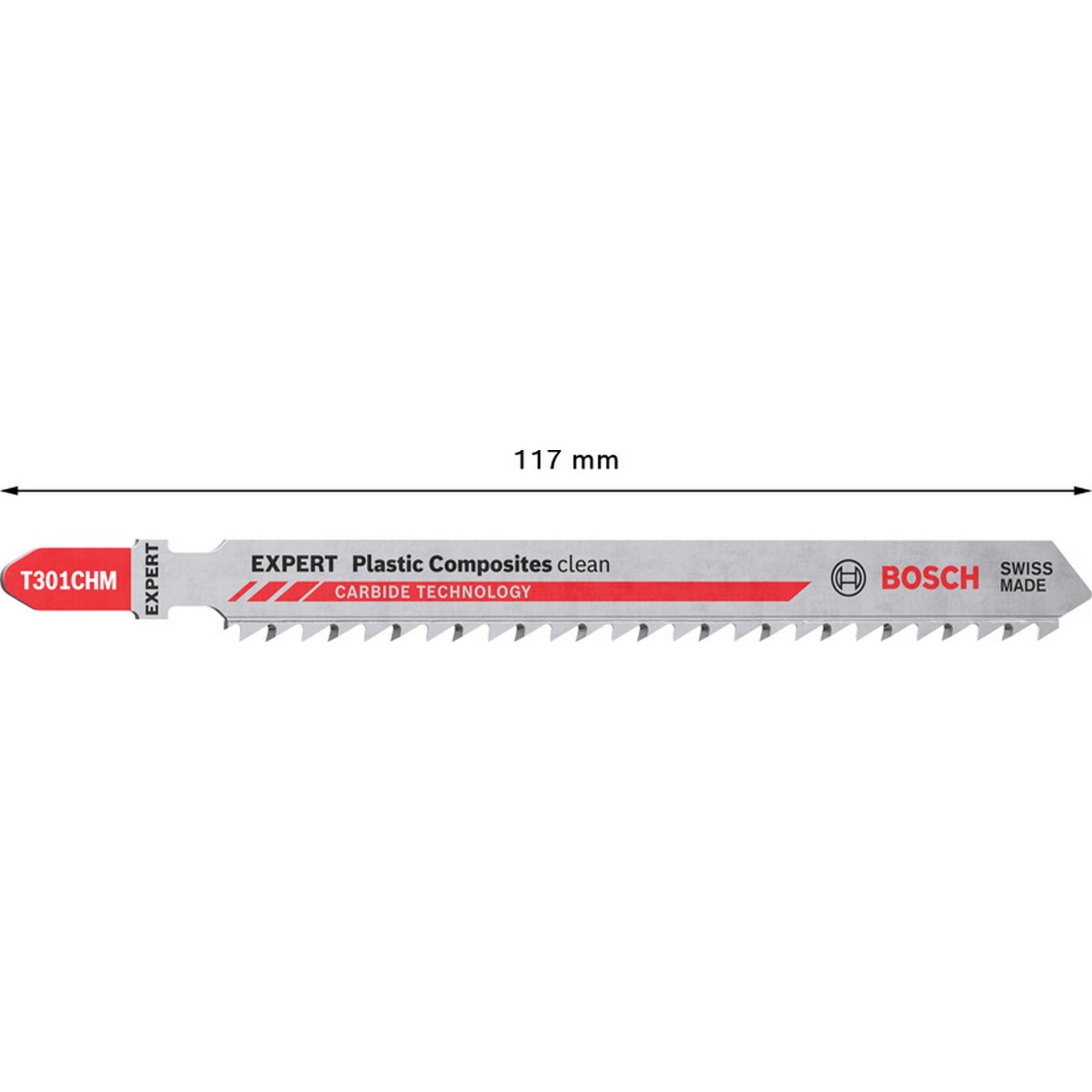Bosch EXPERT Plastic Composites clean T301CHM Stichsägeblatt, 3 -tlg. #2608900566