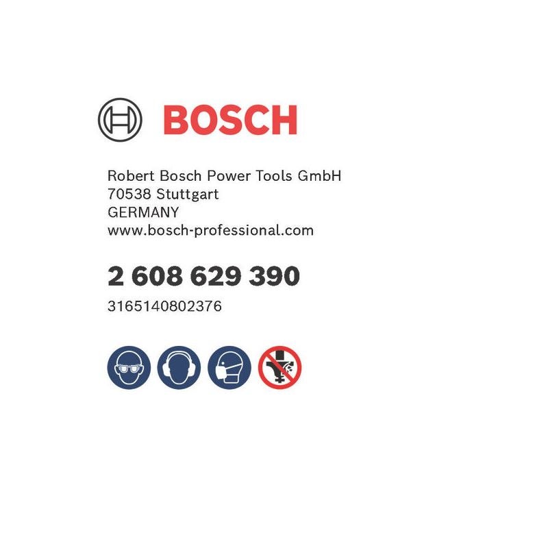 Bosch Schaft für Scheibenfräse mit Führungskugellager, S 8 mm, D 22 mm, G 60,3 mm #2608629390