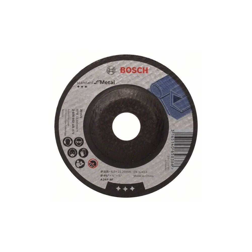 Bosch PRO Metal Schleifscheibe, 115 x 6 x 22.23 mm #2608603181
