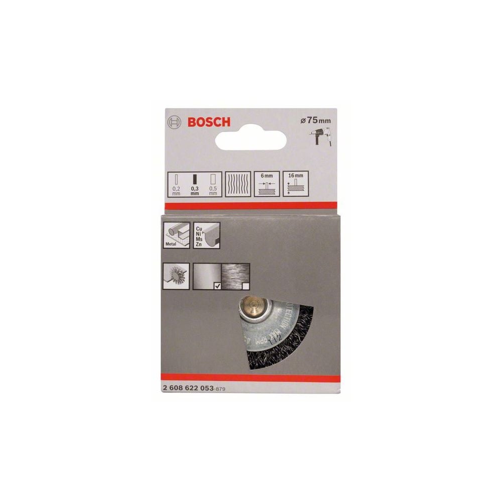 Bosch PRO Metal clean Scheibenbürste, gerader Schaft, 75 x 0,3 mm #2608622053