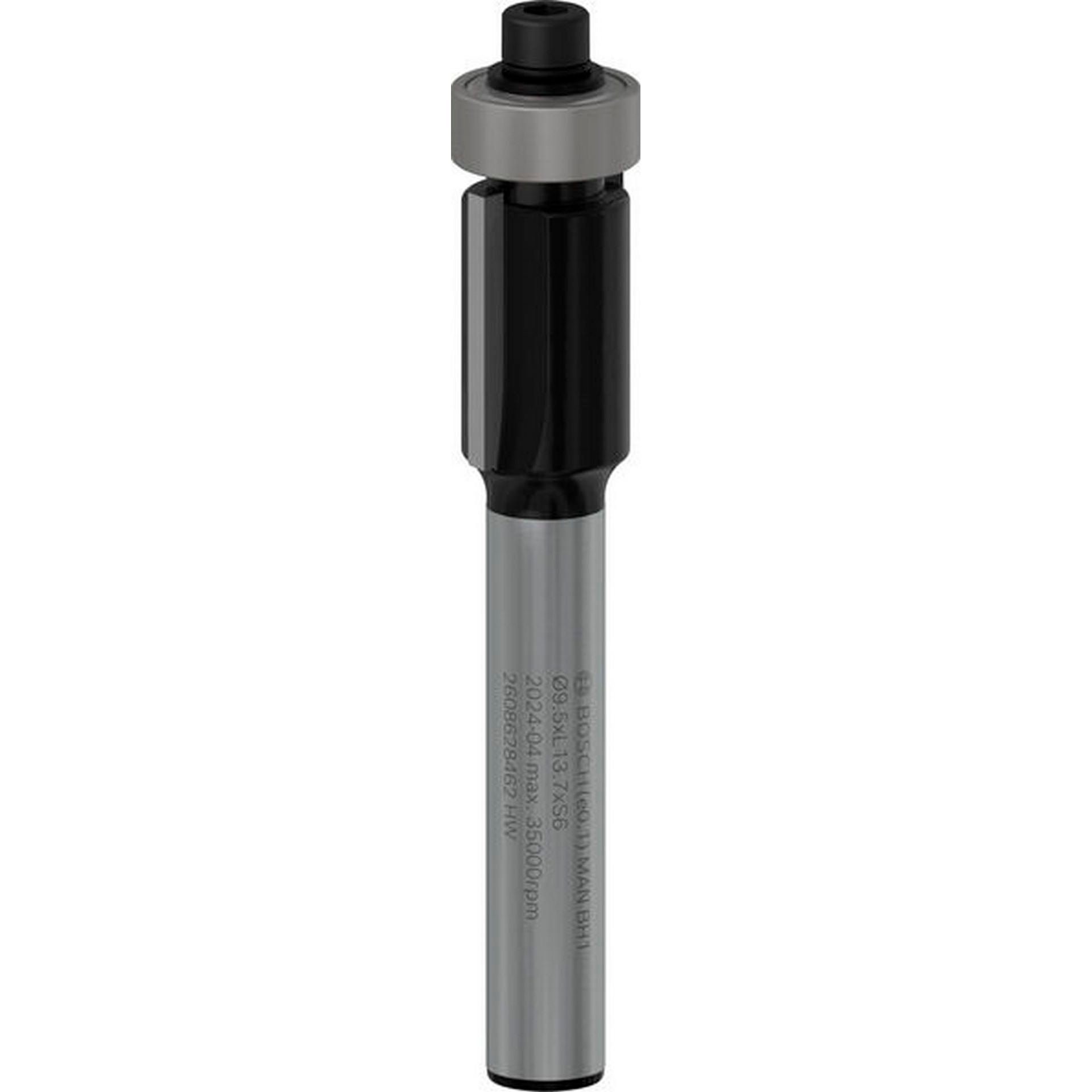 Bosch PRO Bündigfräser mit unterem Kugellager, D 9,5 mm, L 13,7 mm, S 6 mm #2608628462