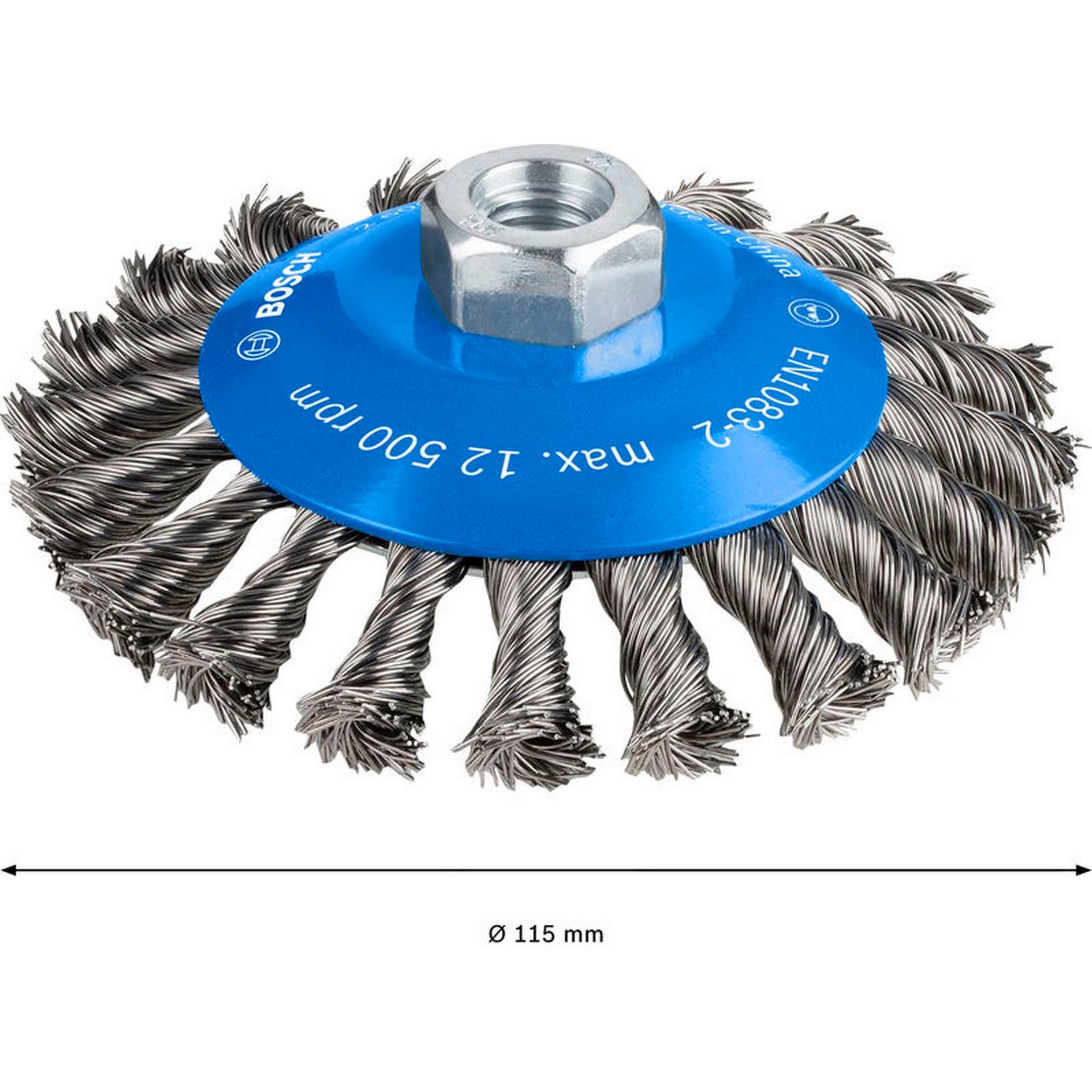 Bosch PRO Metal heavy Kegelbürste, 115 x 0,5 mm, Gewinde #2608622058