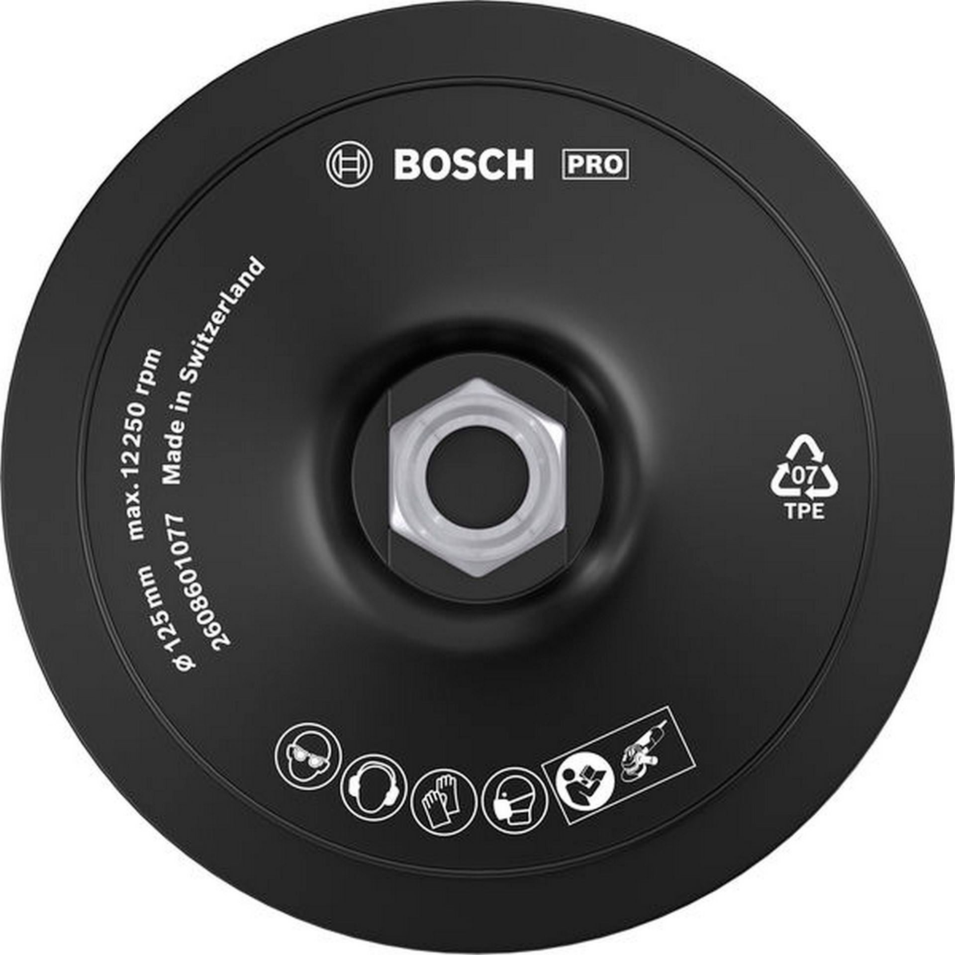 Bosch PRO Stützteller, 125 mm, M14, Klettverschluss #2608601077