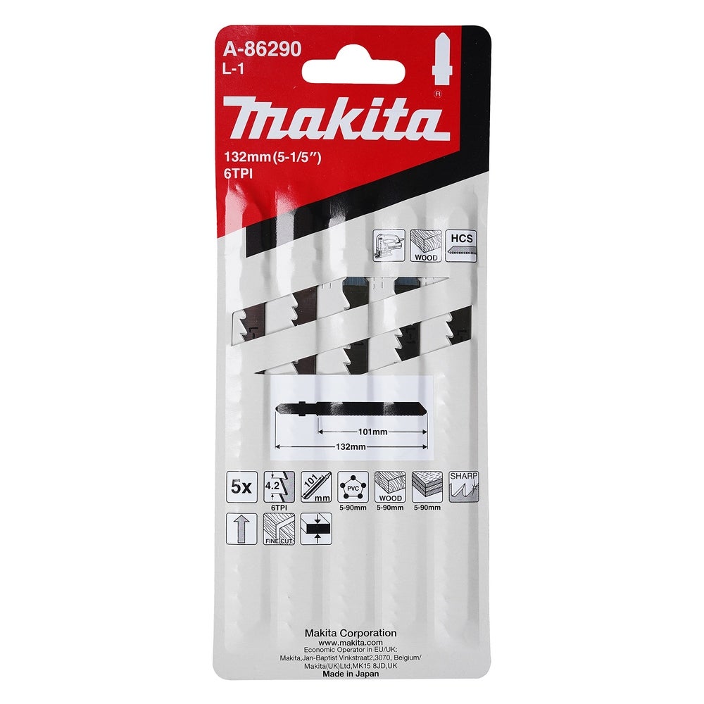 Makita Stichsägeblatt für Holz Sauberer Schnitt #A-86290