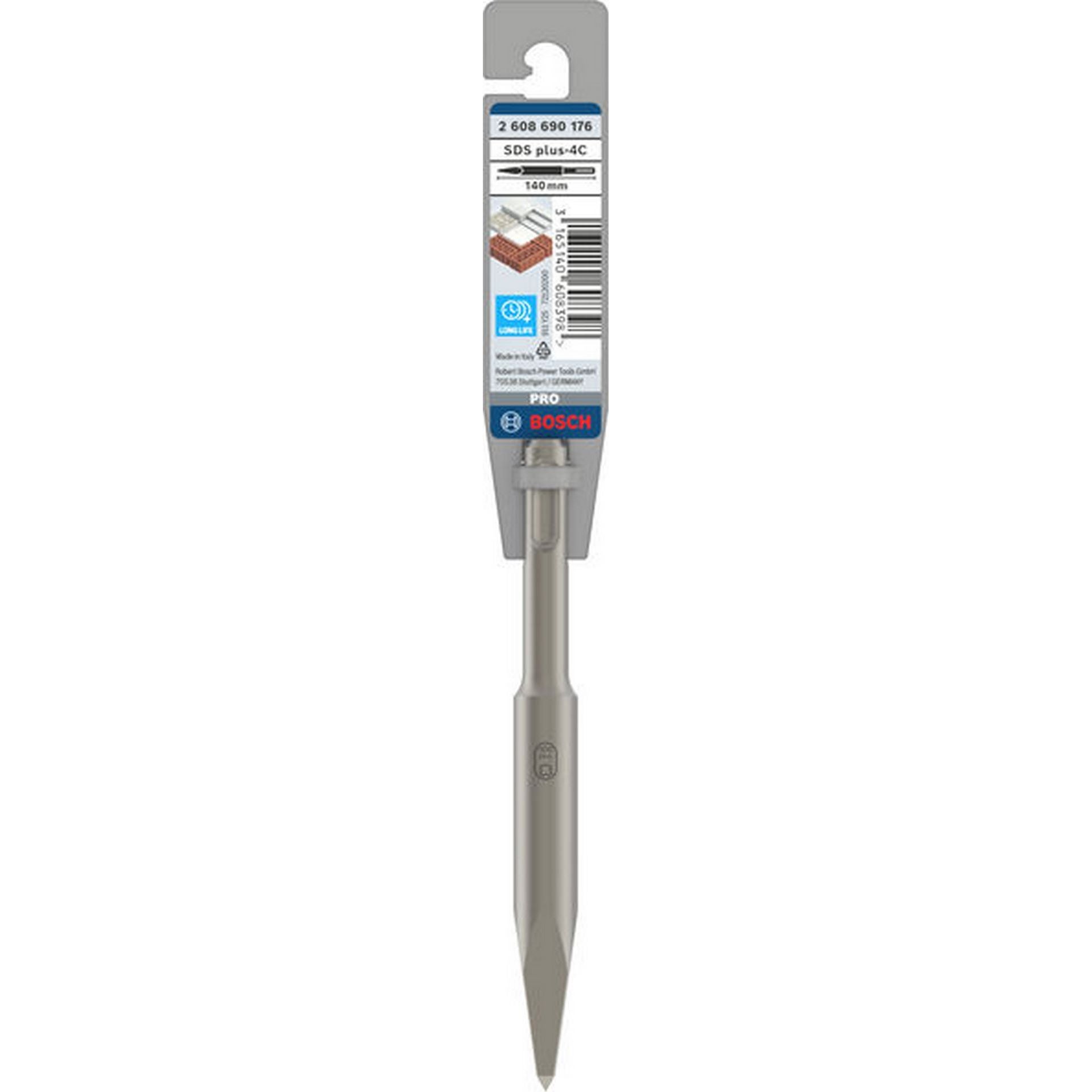 Bosch PRO SDS plus-4C Spitzmeißel, 140 mm #2608690176