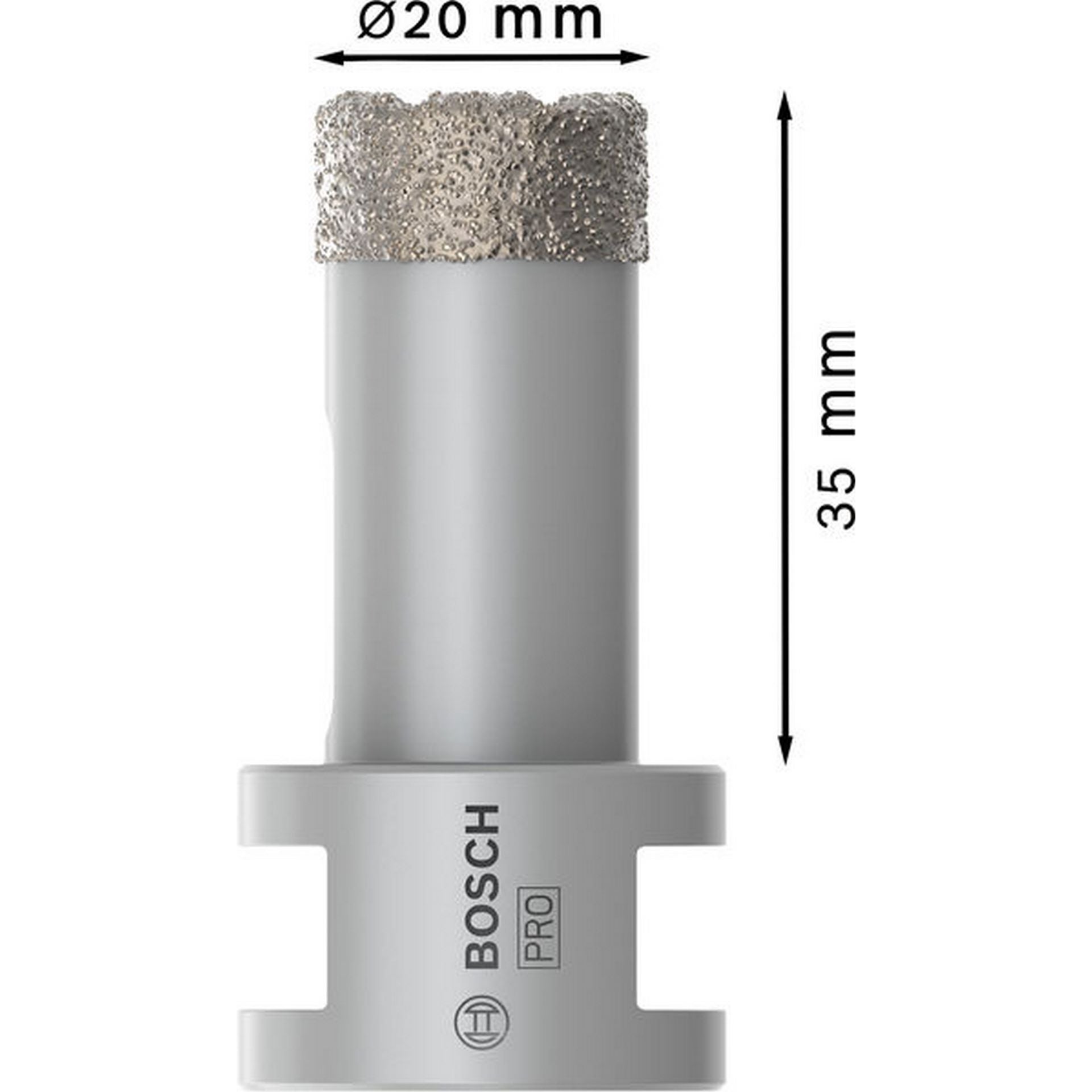 Bosch PRO Ceramic Trockenbohrkrone, 20 x 35 x 14 mm #2608587115