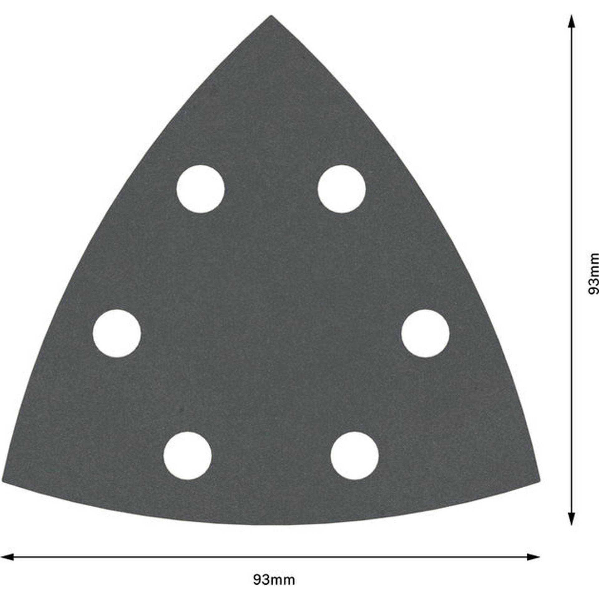 Bosch PRO F355 Schleifblatt, 93 mm, G400, 5-tlg. #2608605198