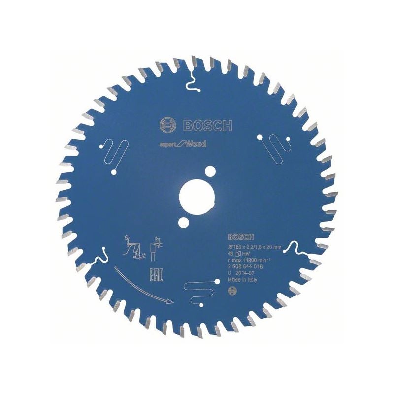 Bosch EXPERT Wood Kreissägeblatt, 160x2,2/1,6x20 mm, Z48 #2608644018