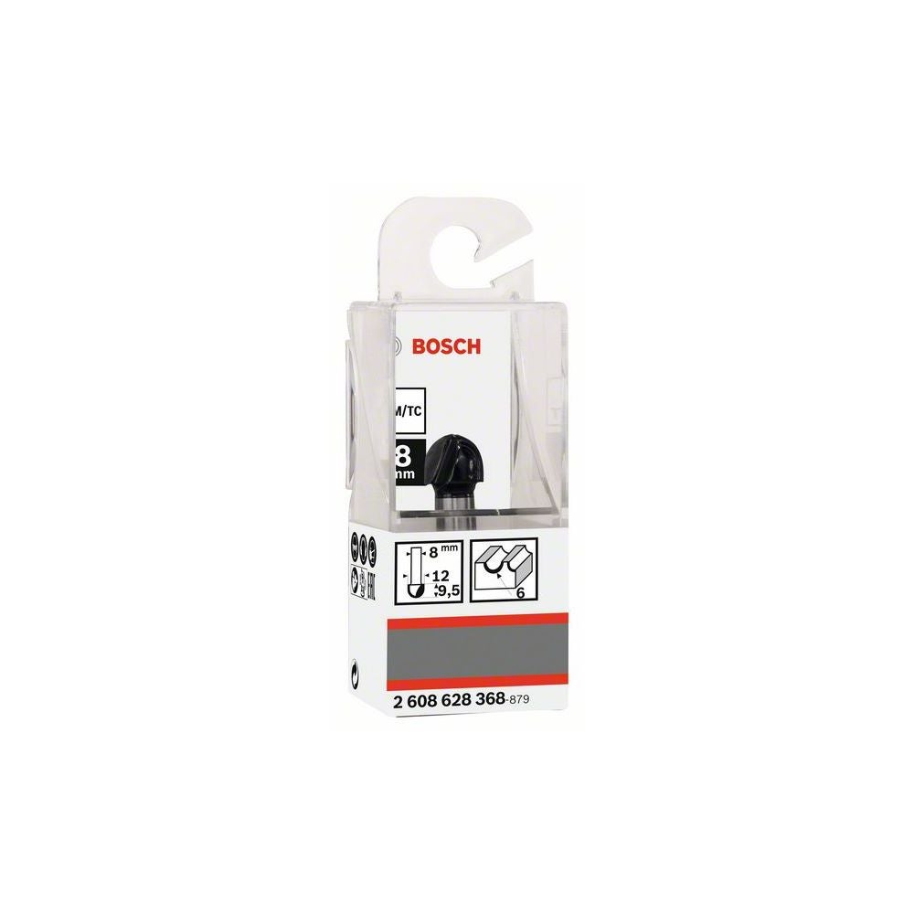 Bosch PRO Hohlkehlfräser, R 6 mm, S 8 mm #2608628368
