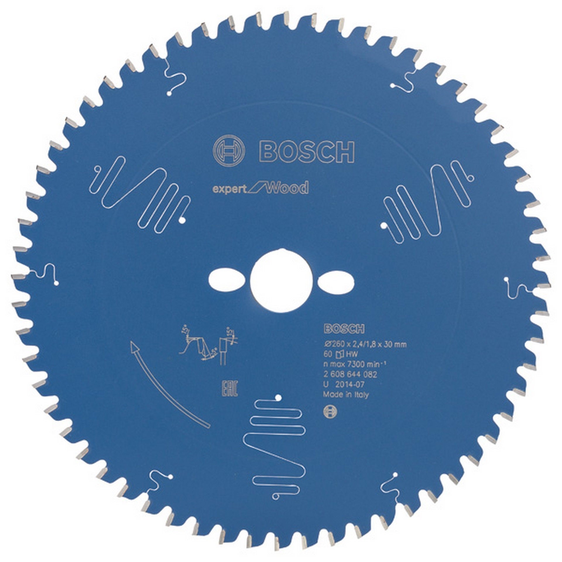 Bosch Kreissägeblatt Expert for Wood, B 260 x 30, Z60 #2608644082