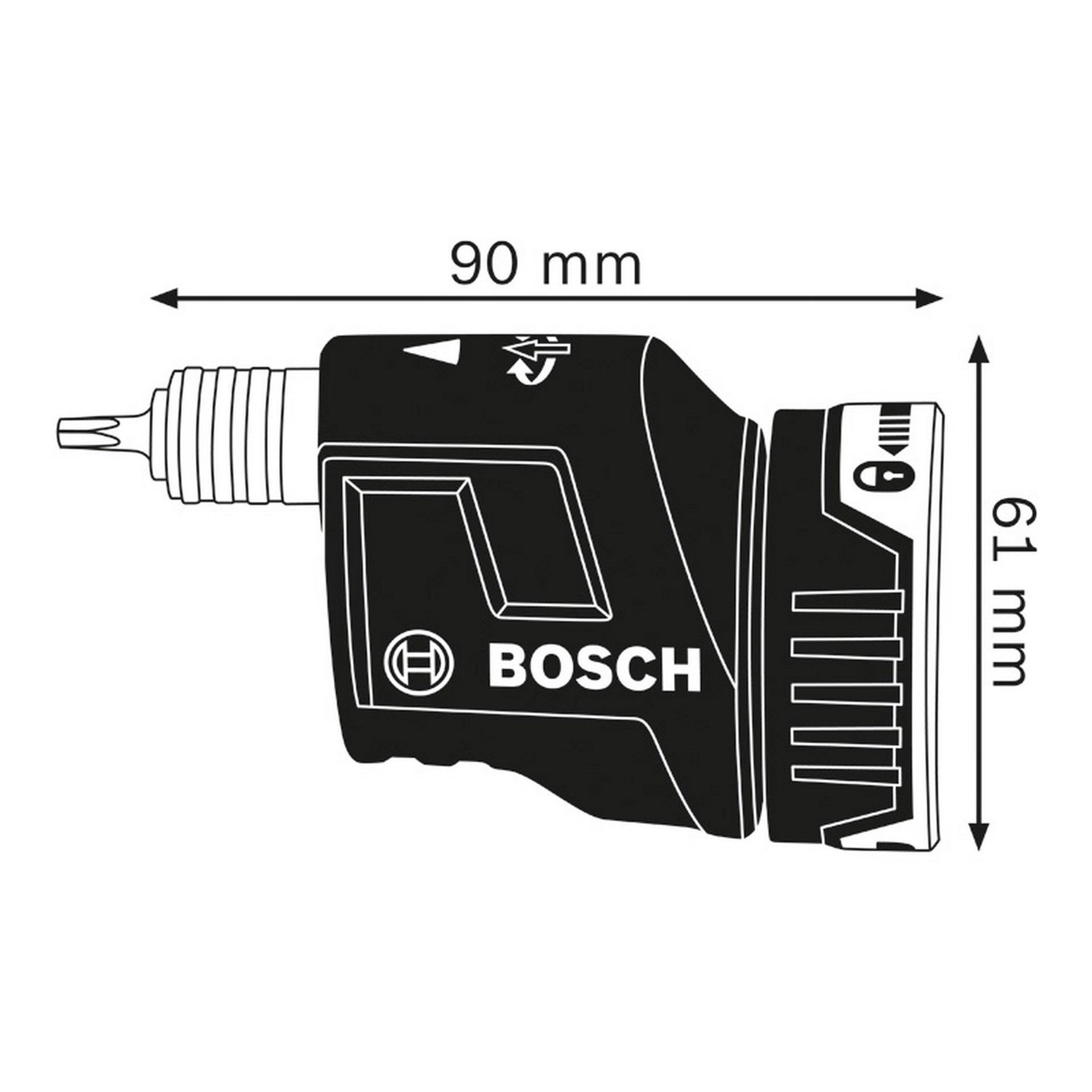 Bosch FlexiClick-Aufsatz GFA 18-E #1600A001SJ