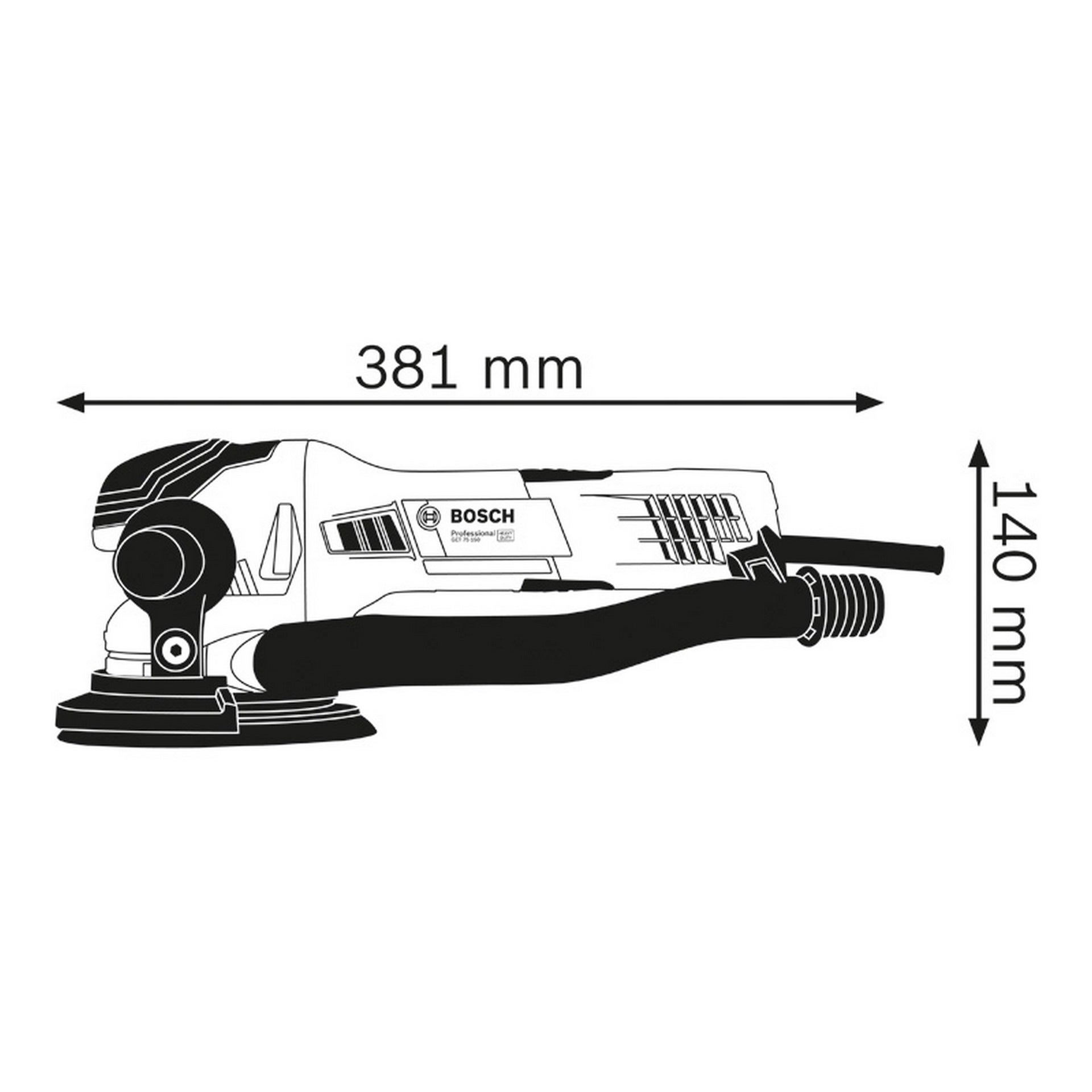 Bosch Exzenterschleifer GET 75-150 in L-BOXX #0601257101
