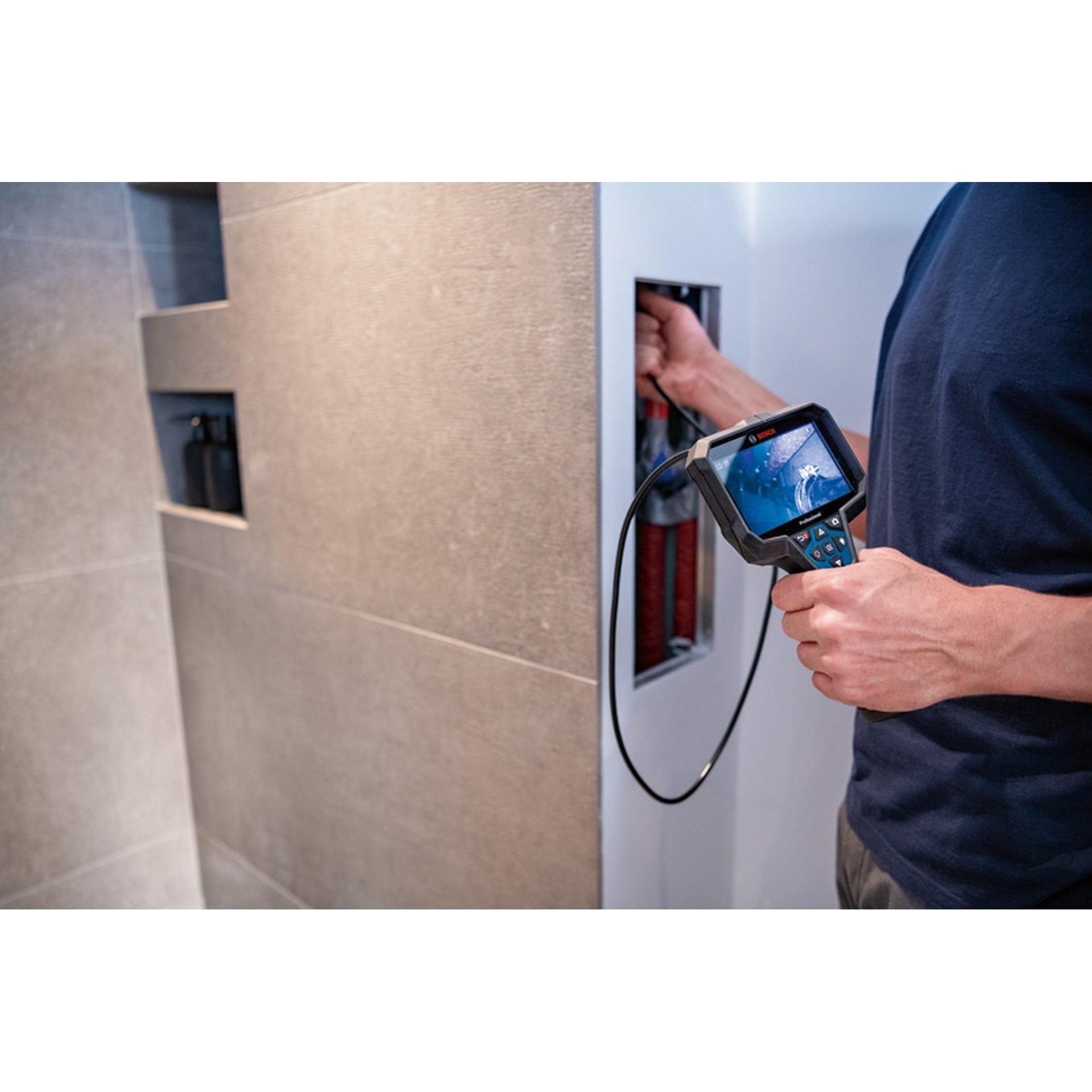 Bosch Inspektionskamera GIC 12V-5-27 C, 4 x 1,5 V-LR6-Batterie (AA) #0601241400