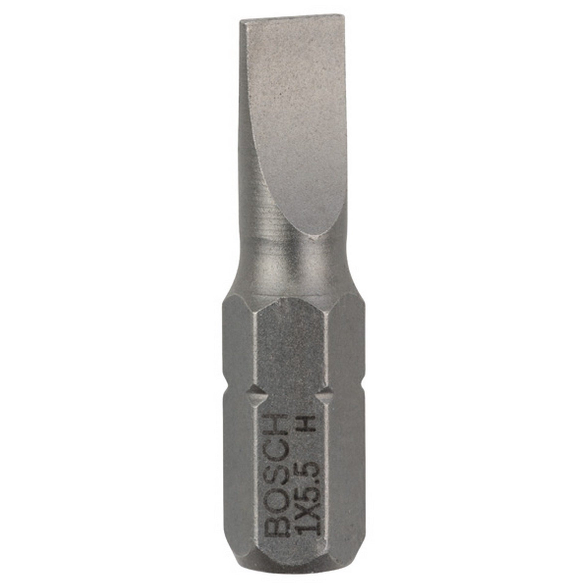 Bosch Schrauberbit Extra-Hart S 1,0 x 5,5, 25 mm, 25er-Pack #2607001465