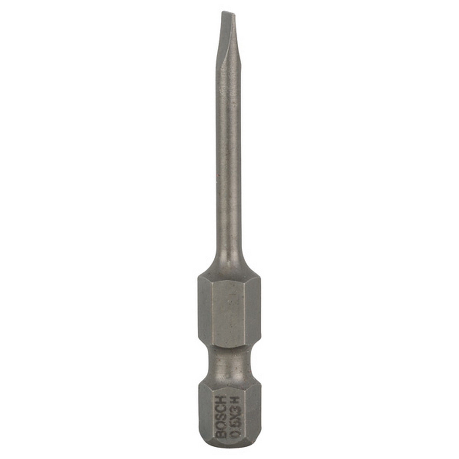 Bosch Schrauberbit Extra-Hart S 0,5 x 3,0, 49 mm, 3er-Pack #2607001473
