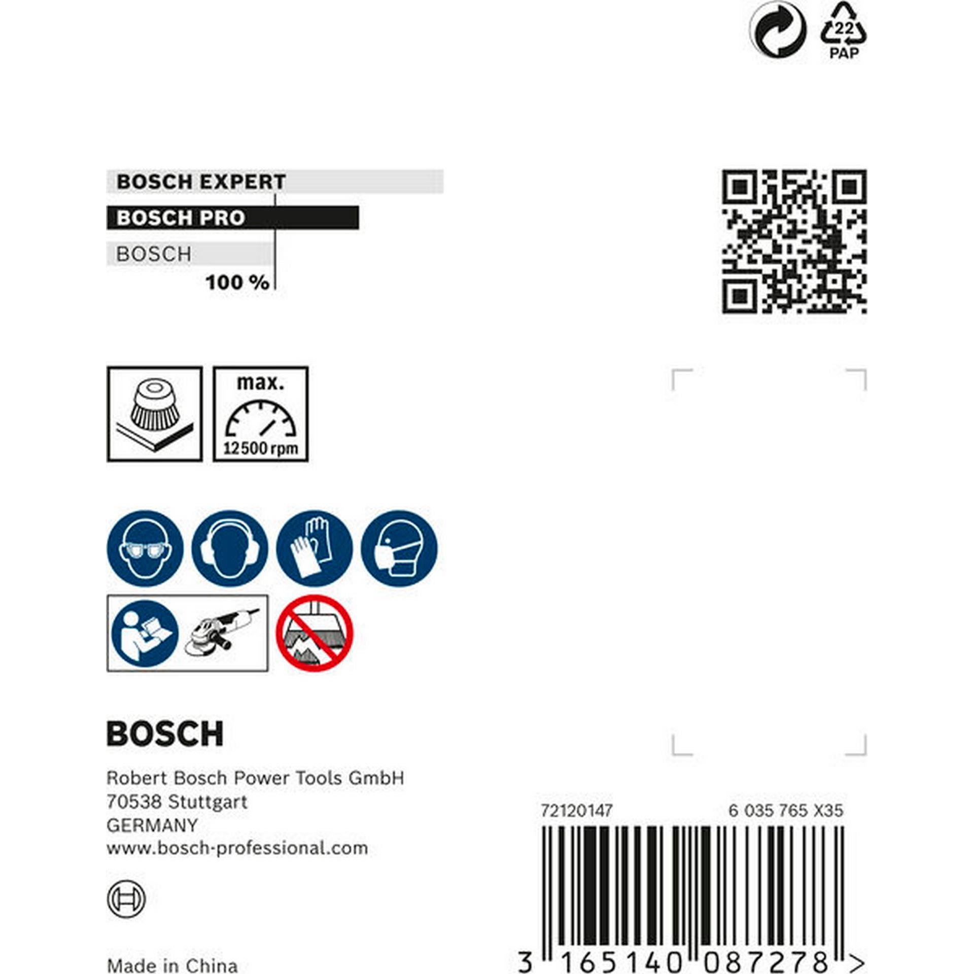 Bosch PRO Stainless Steel clean Topfbürste, 65 x 0,3 mm, Gewinde #2608622061