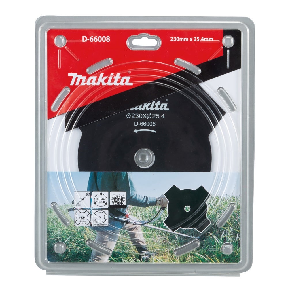 Makita 4-Zahn-Dickichtmesser, 230 mm #D-66008