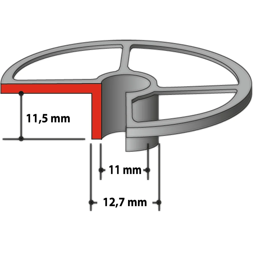 Makita Kopierhülse 11 x 12,7 x 11,5 mm #193333-1