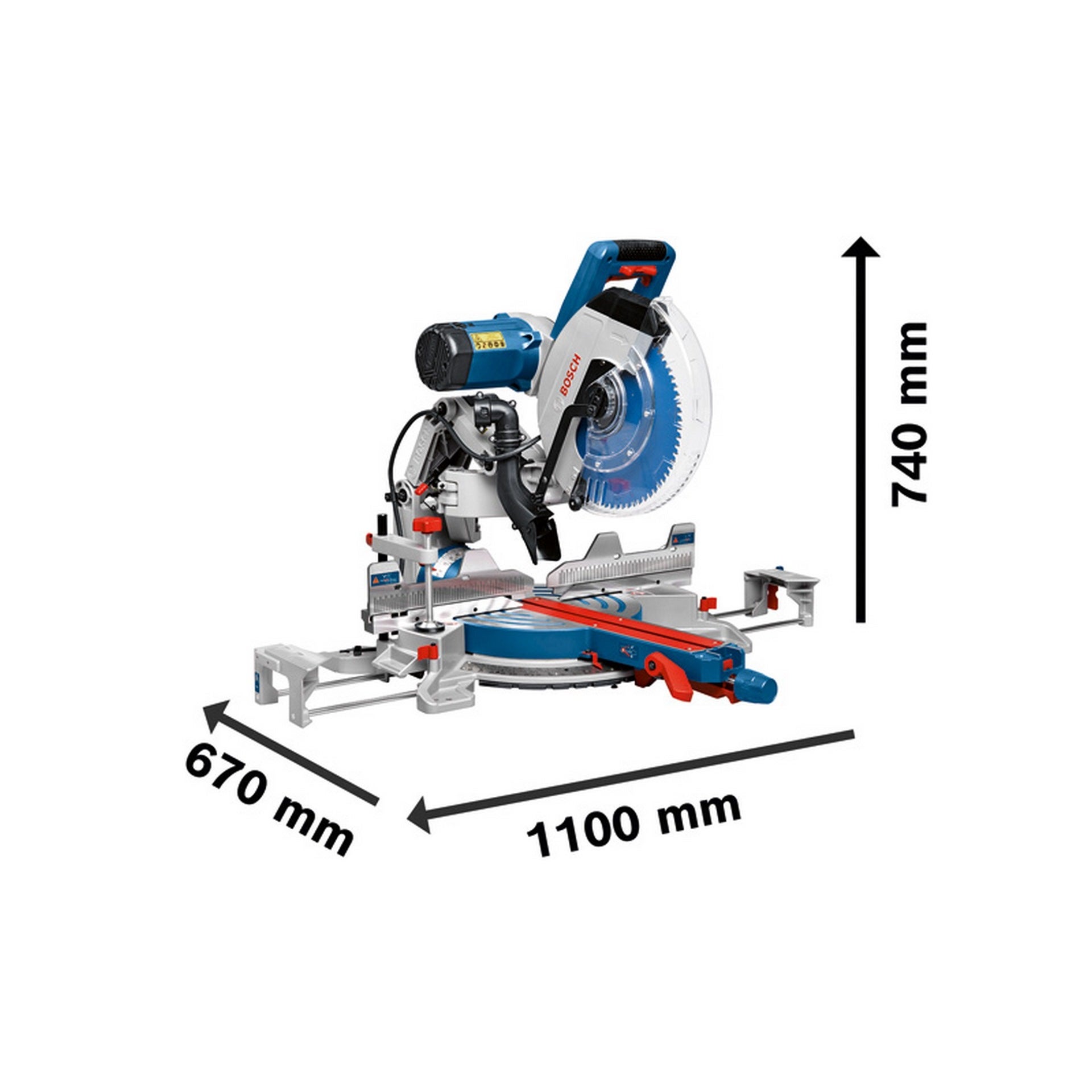 Bosch Kapp- und Gehrungssäge GCM 12 GDL #0601B23600