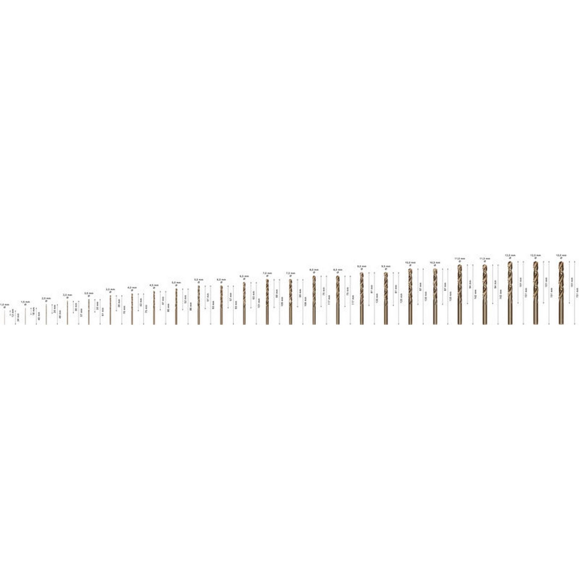 Bosch PRO Stainless Steel HSS-Co Spiralbohrer-Set, 25-tlg. #2608587018