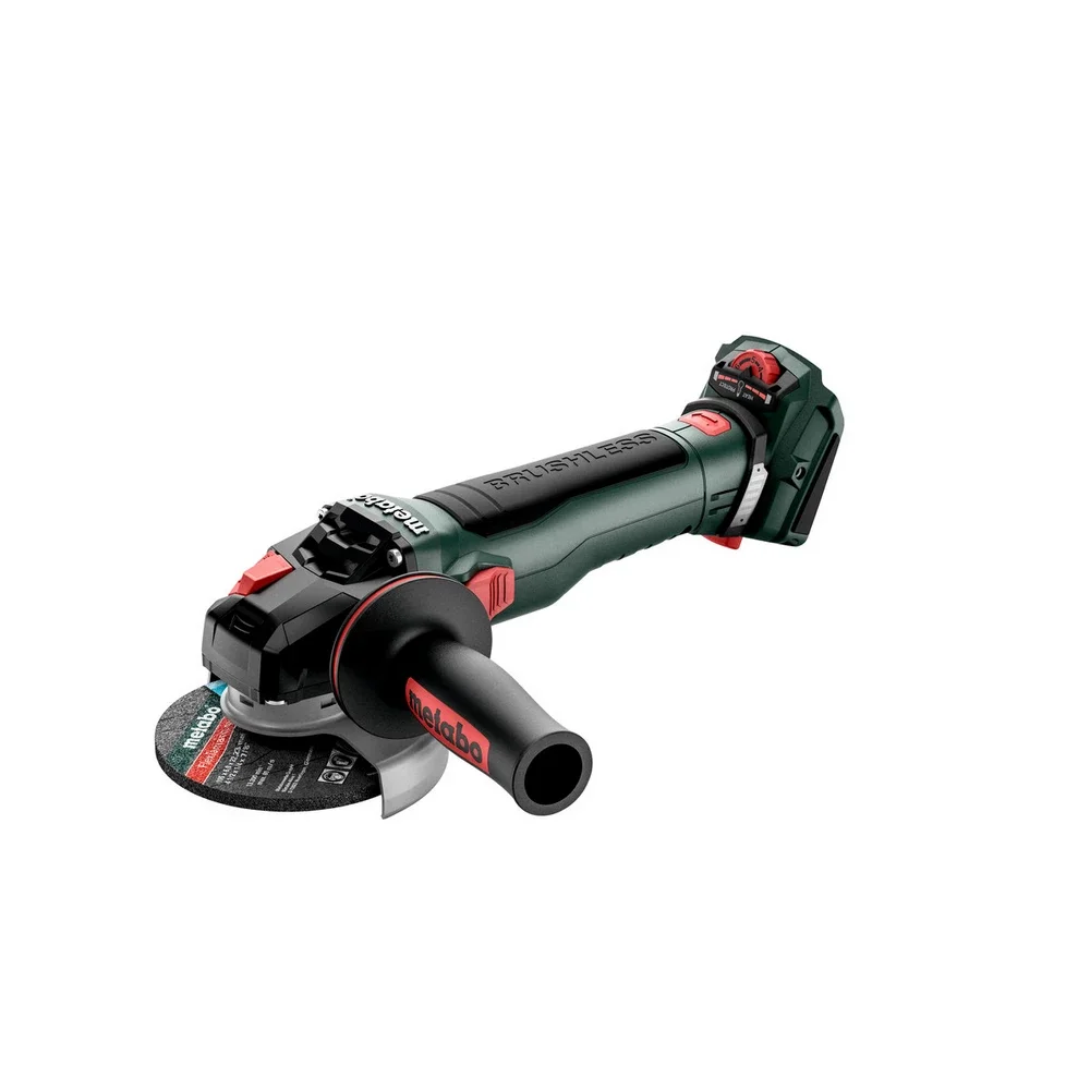 Metabo Akku-Winkelschleifer WVB 18 LT BL 11-125 Quick Inox #613091850 mit Bremse, Drehzahlregelung,