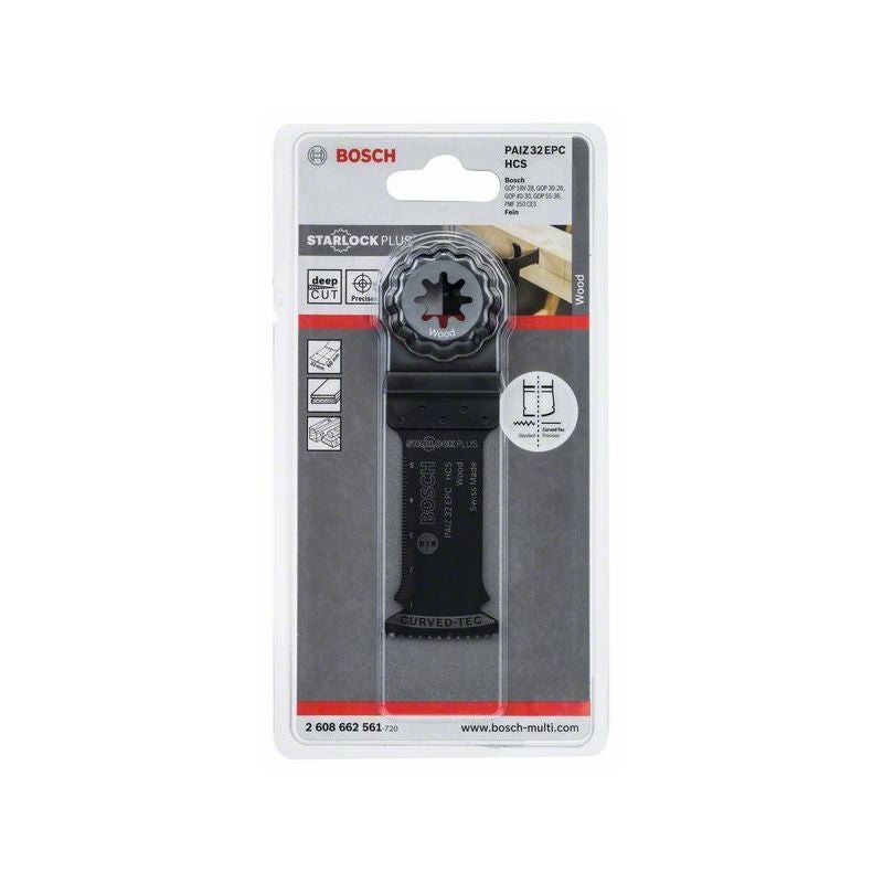 Bosch HCS Tauchsägeblatt PAIZ 32 EPC Wood, 60 x 32 mm, 1er-Pack #2608662561